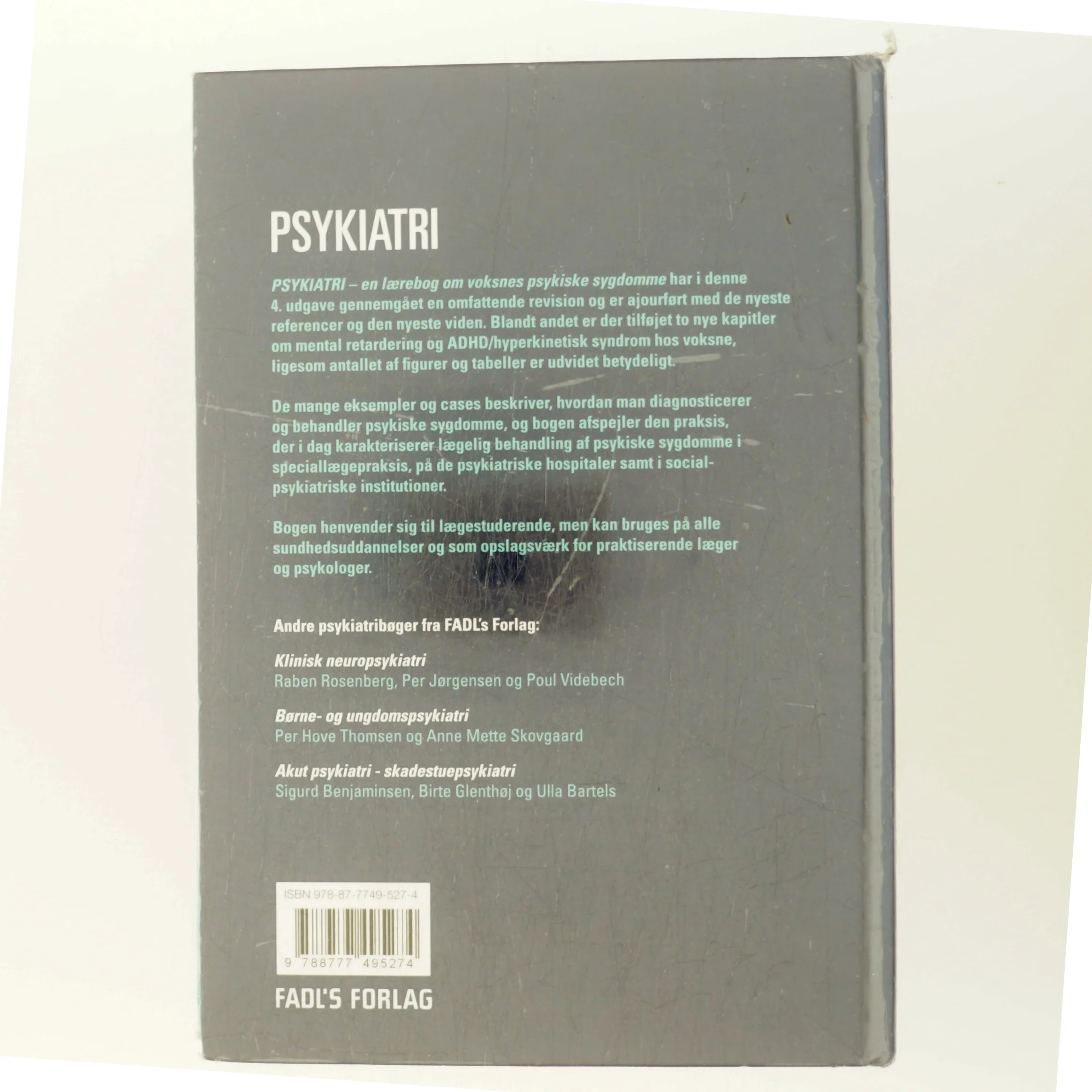 Psykiatri : en lærebog om voksnes psykiske sygdomme (Bog)