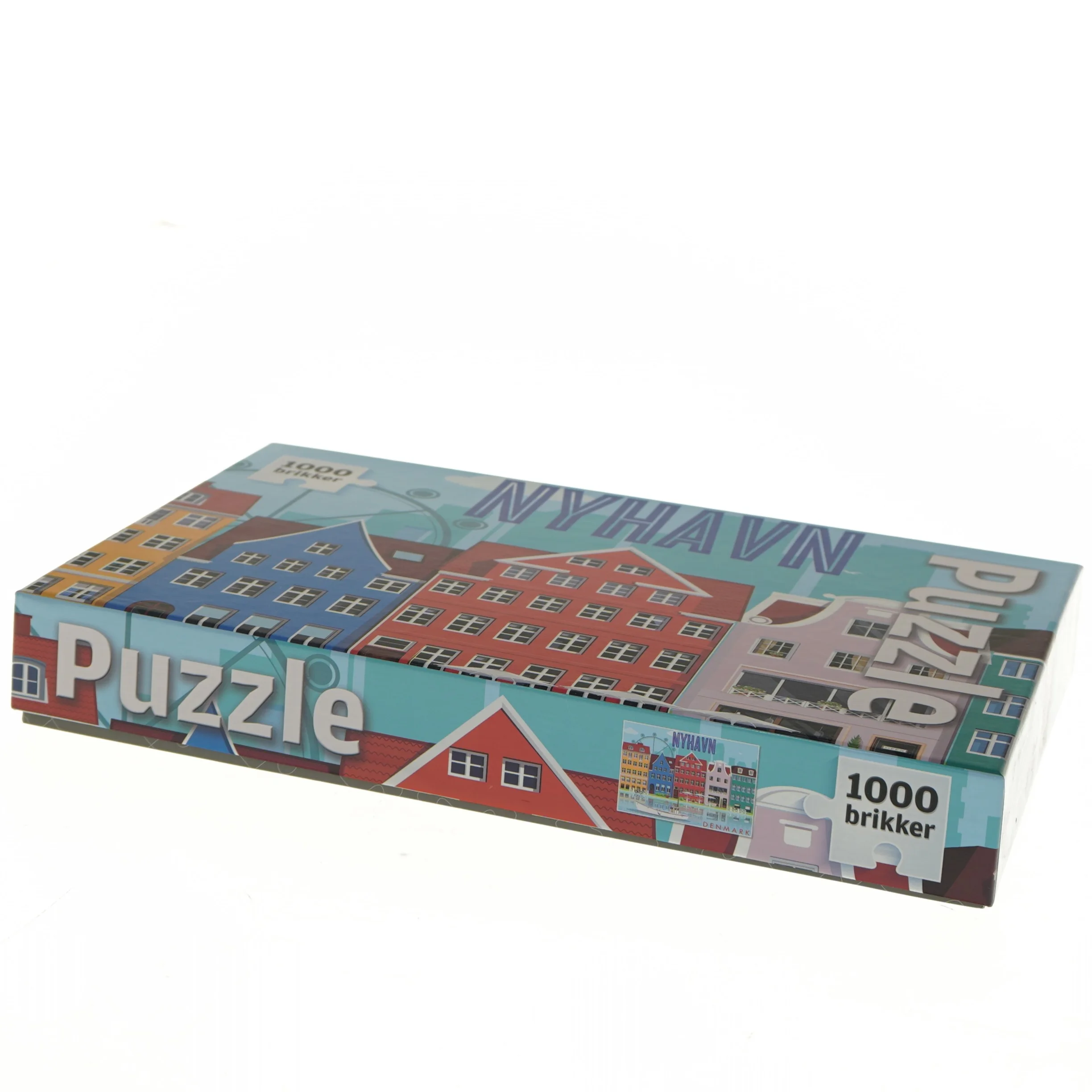 Nyhavn puslespil med 1000 brikker (str. 35x22,5 cm)