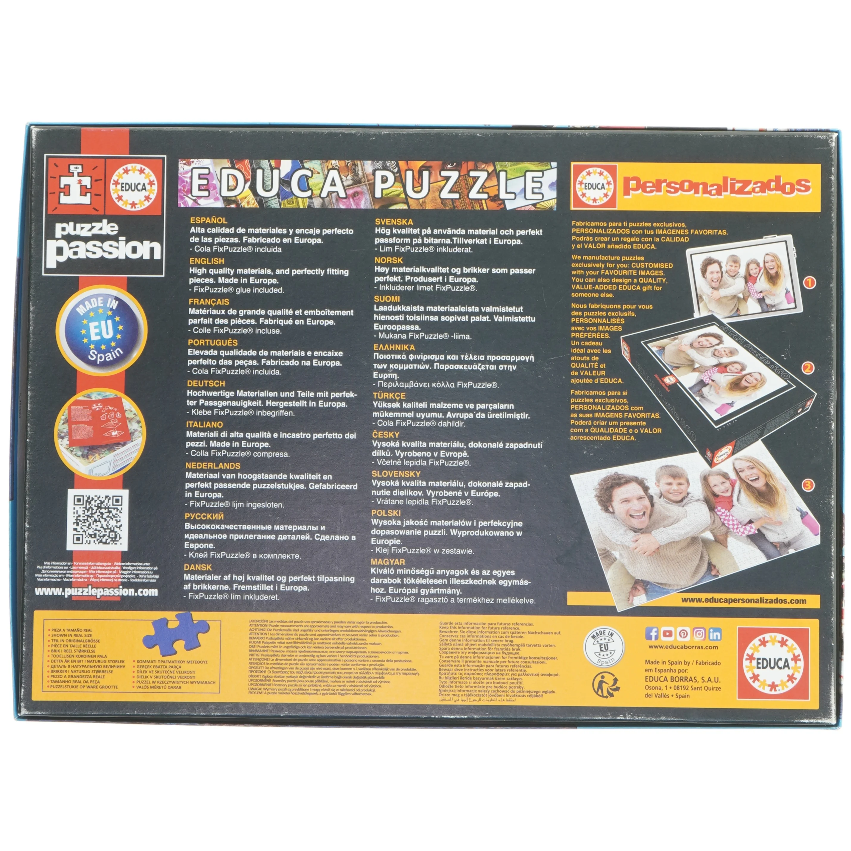 Educa 1000 brikker puslespil fra Educa (str. 1000 brikker)