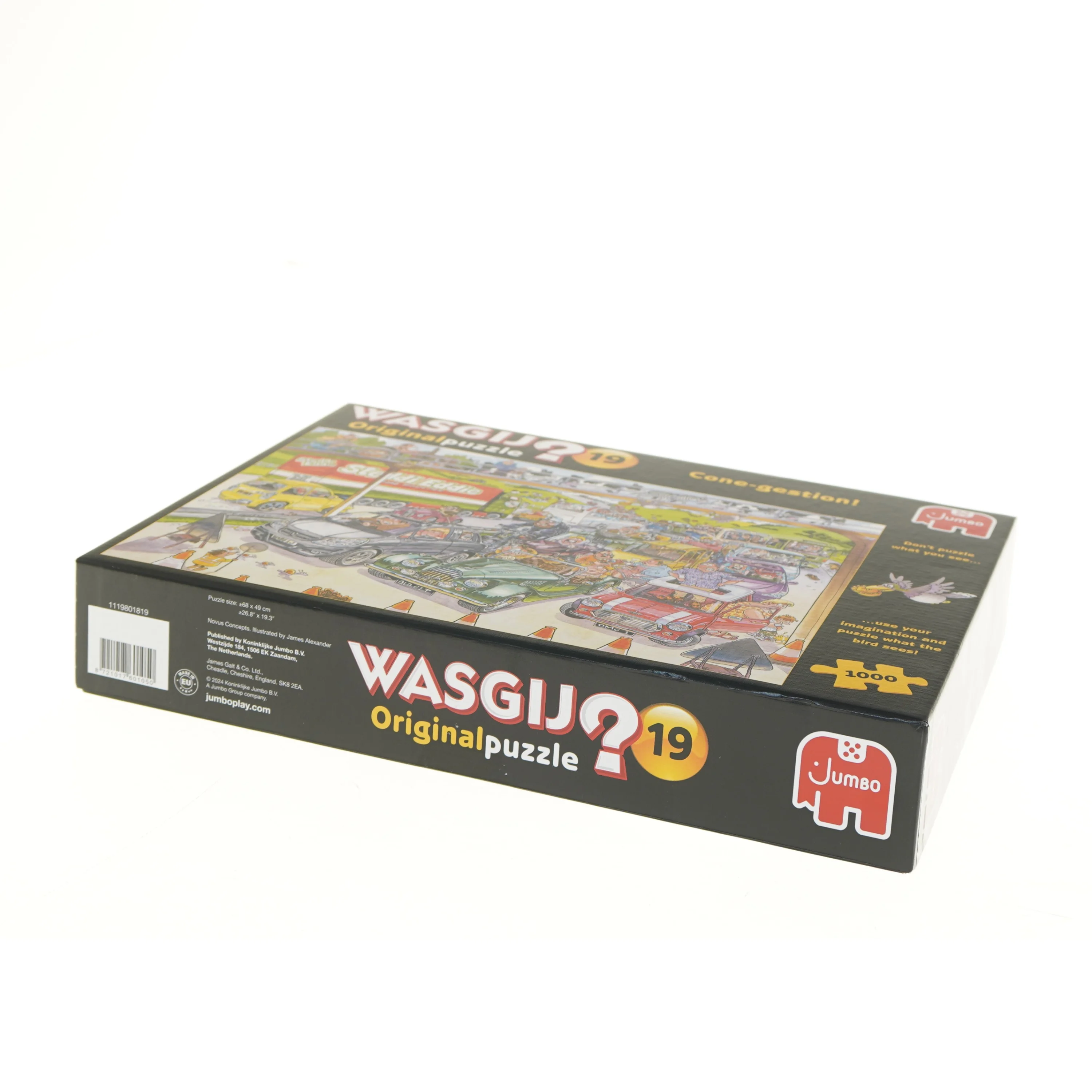 Wasgij Original Puzzle 19 - Cone-gestion fra Jumbo (str. 37x27 cm)