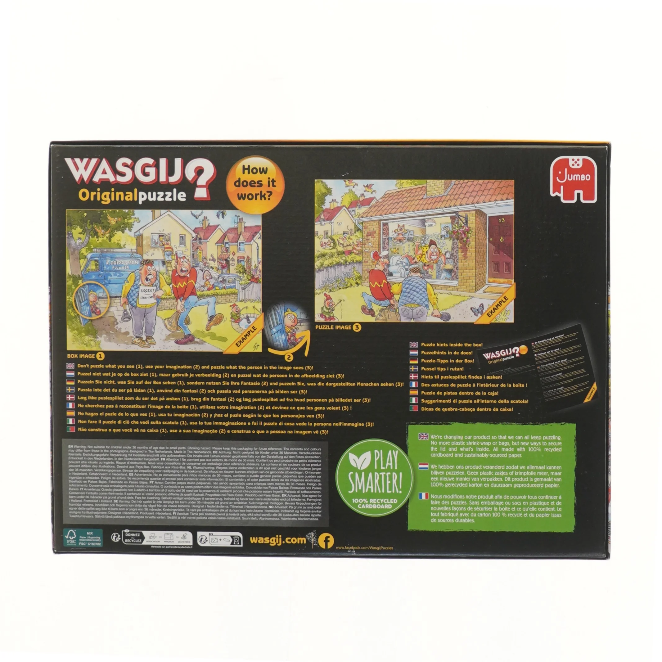 Wasgij Original Puzzle 19 - Cone-gestion fra Jumbo (str. 37x27 cm)