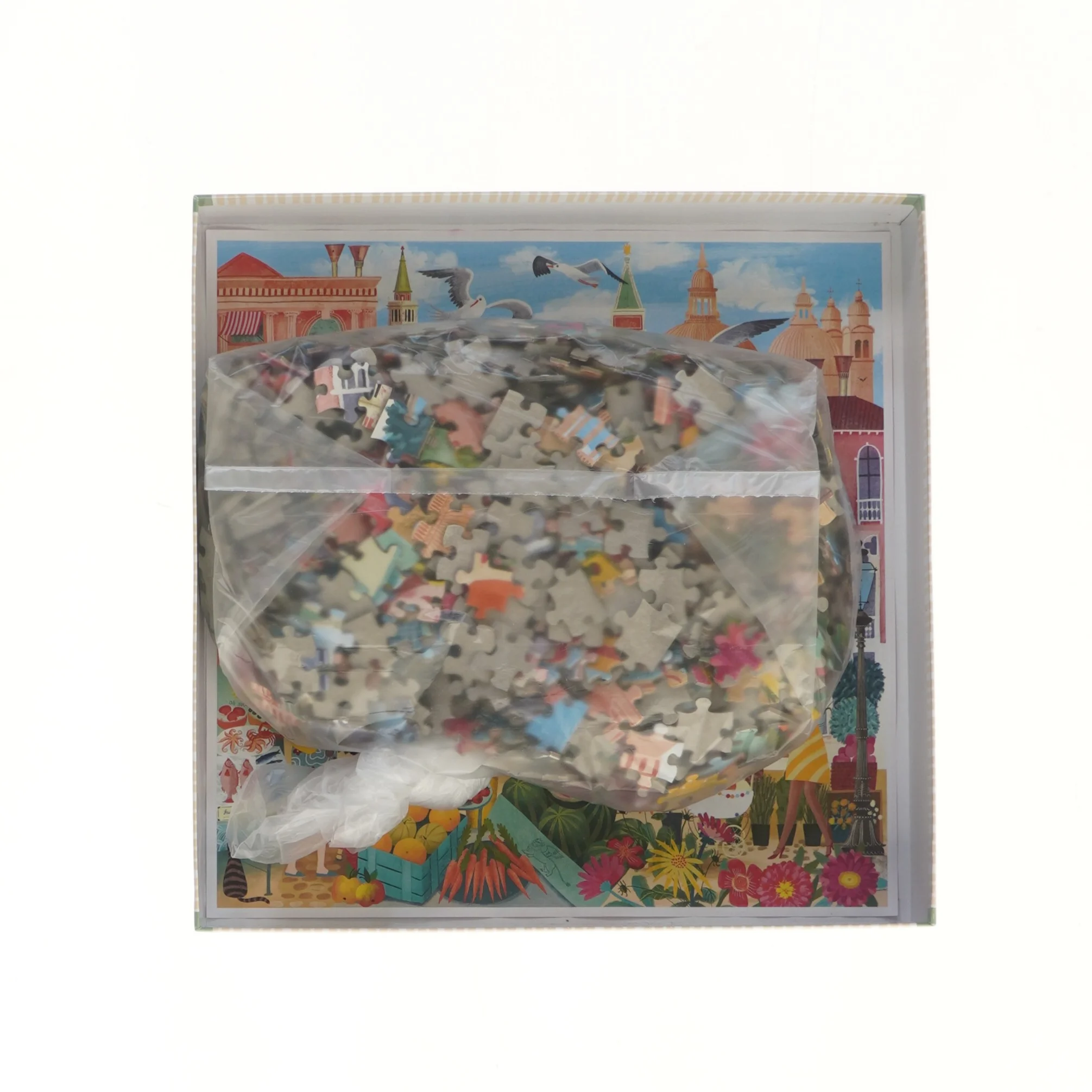 Venice Open Market Puslespil 1000 brikker fra Eeboo (str. 28x28 cm)