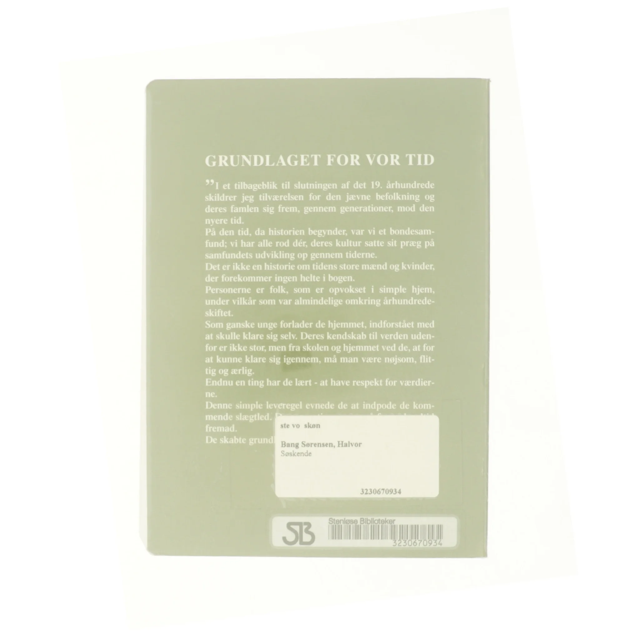 Søskende af Halvor Bang Sørensen