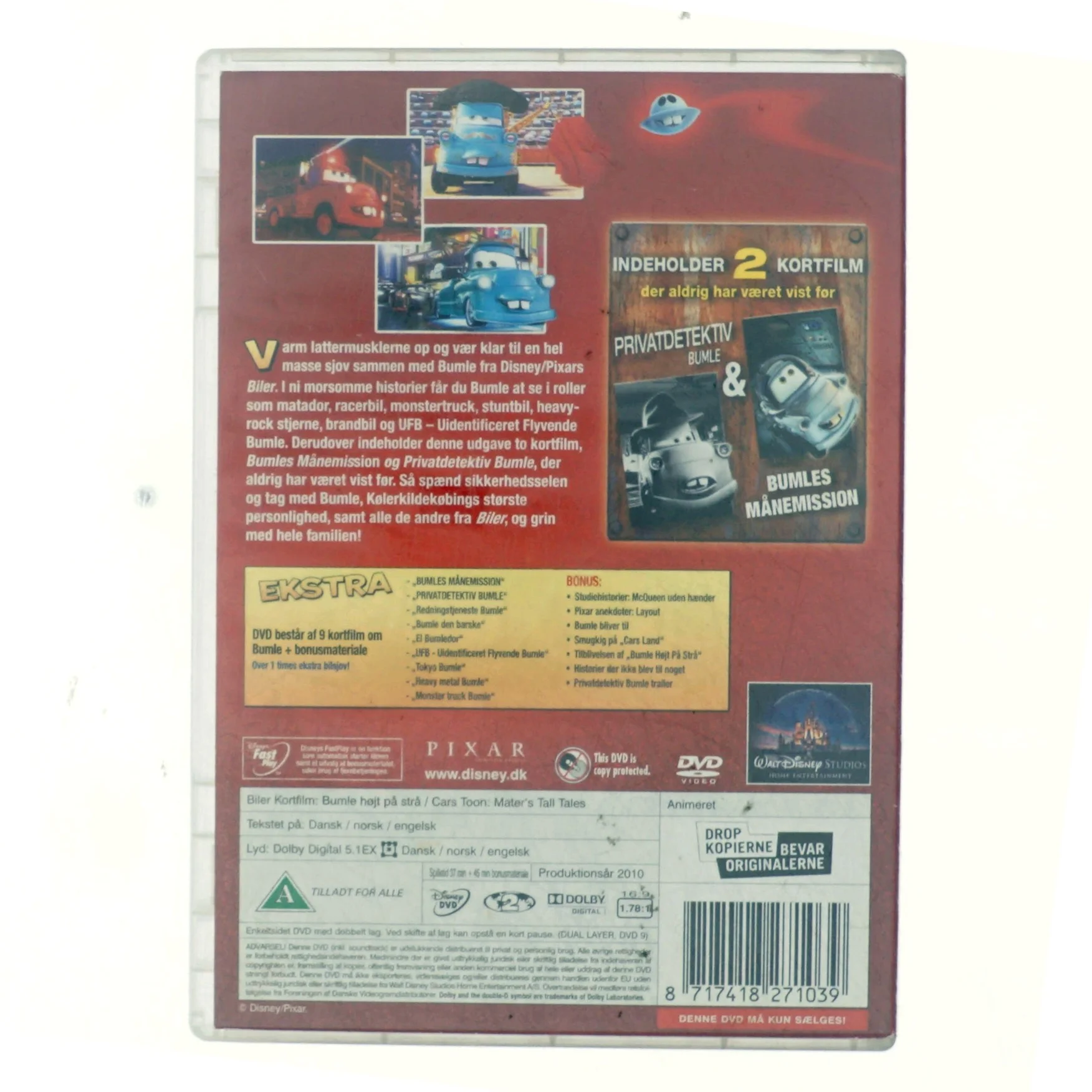 Bumle, højt på strå fra Disney pixar