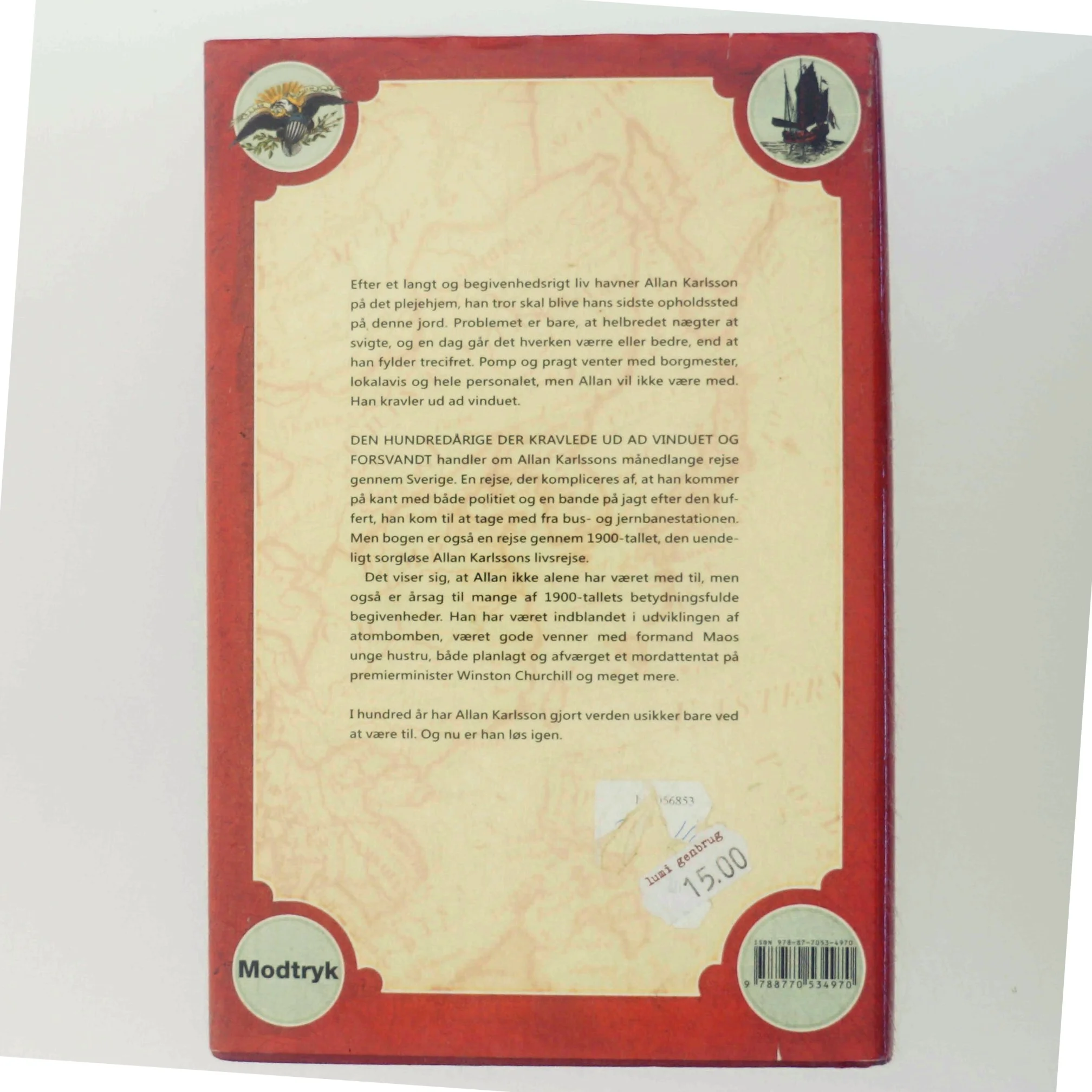 Den hundredeårige af Jonas Jonasson (Bog)