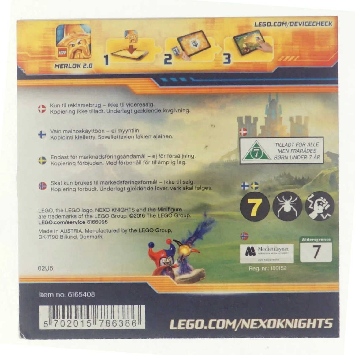 Nexo Knights, 2016 ep.1-2 fra Lego