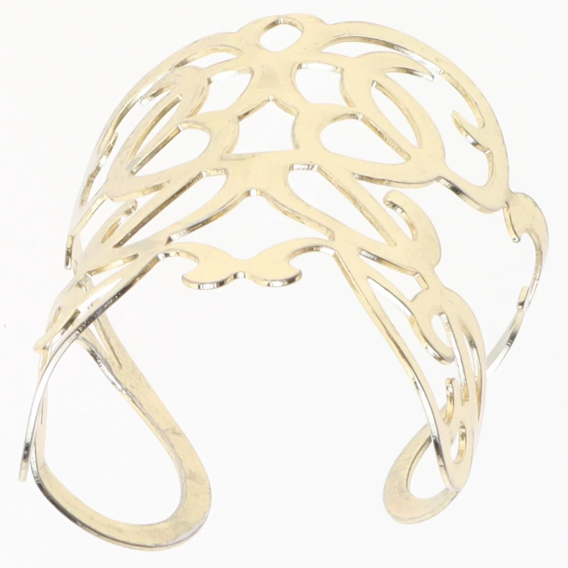 Armbånd i guldfarve (str. Y 7,5 cm)