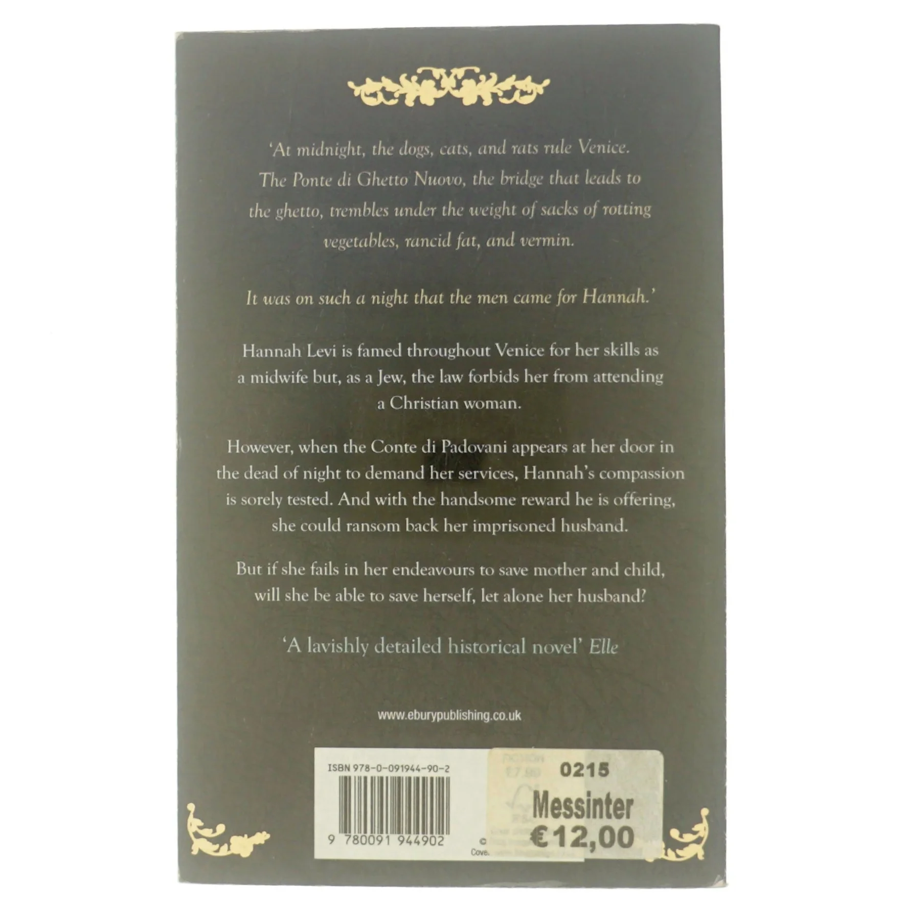 The Midwife of Venice af Roberta Rich (Bog)