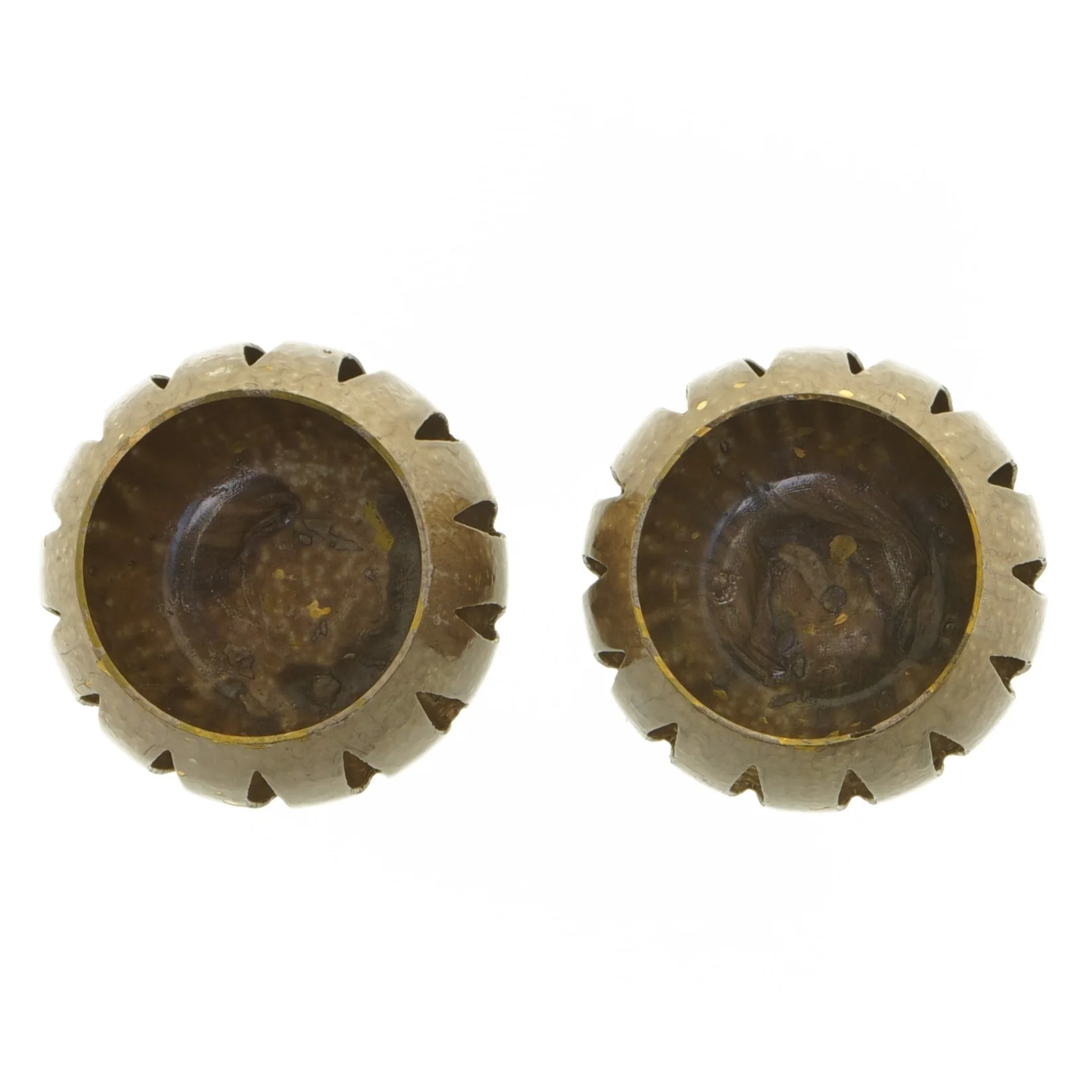 Trælysestager (str. 7,5 x 9,5 cm)