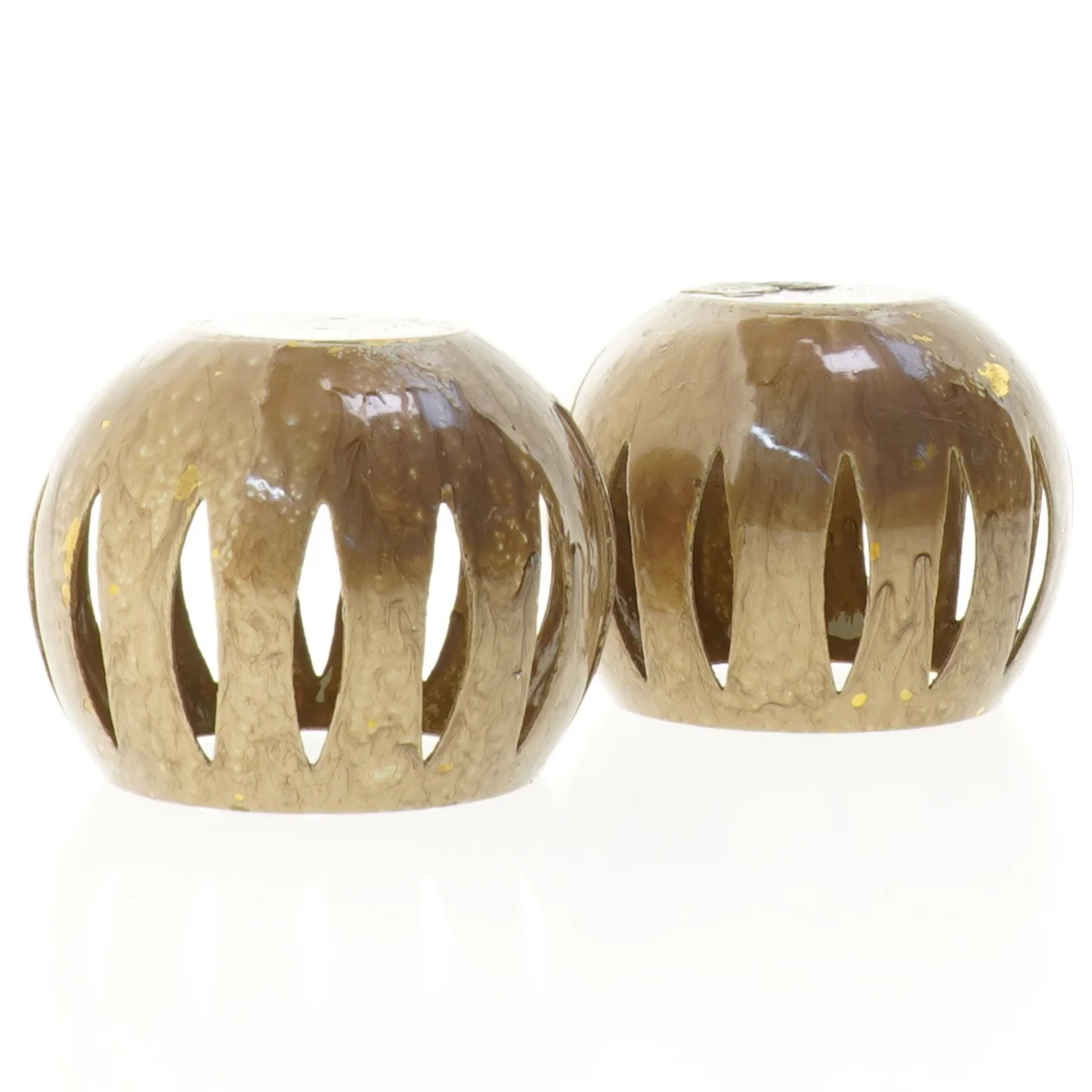 Trælysestager (str. 7,5 x 9,5 cm)