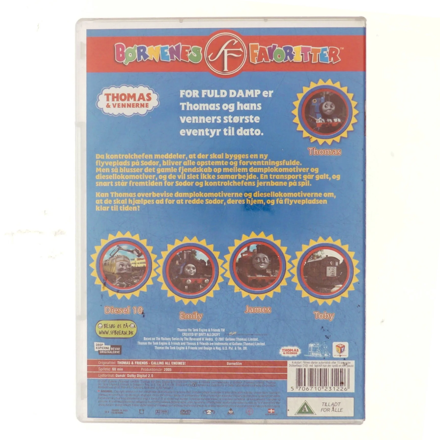 Thomas tog & vennerne, for fuld damp