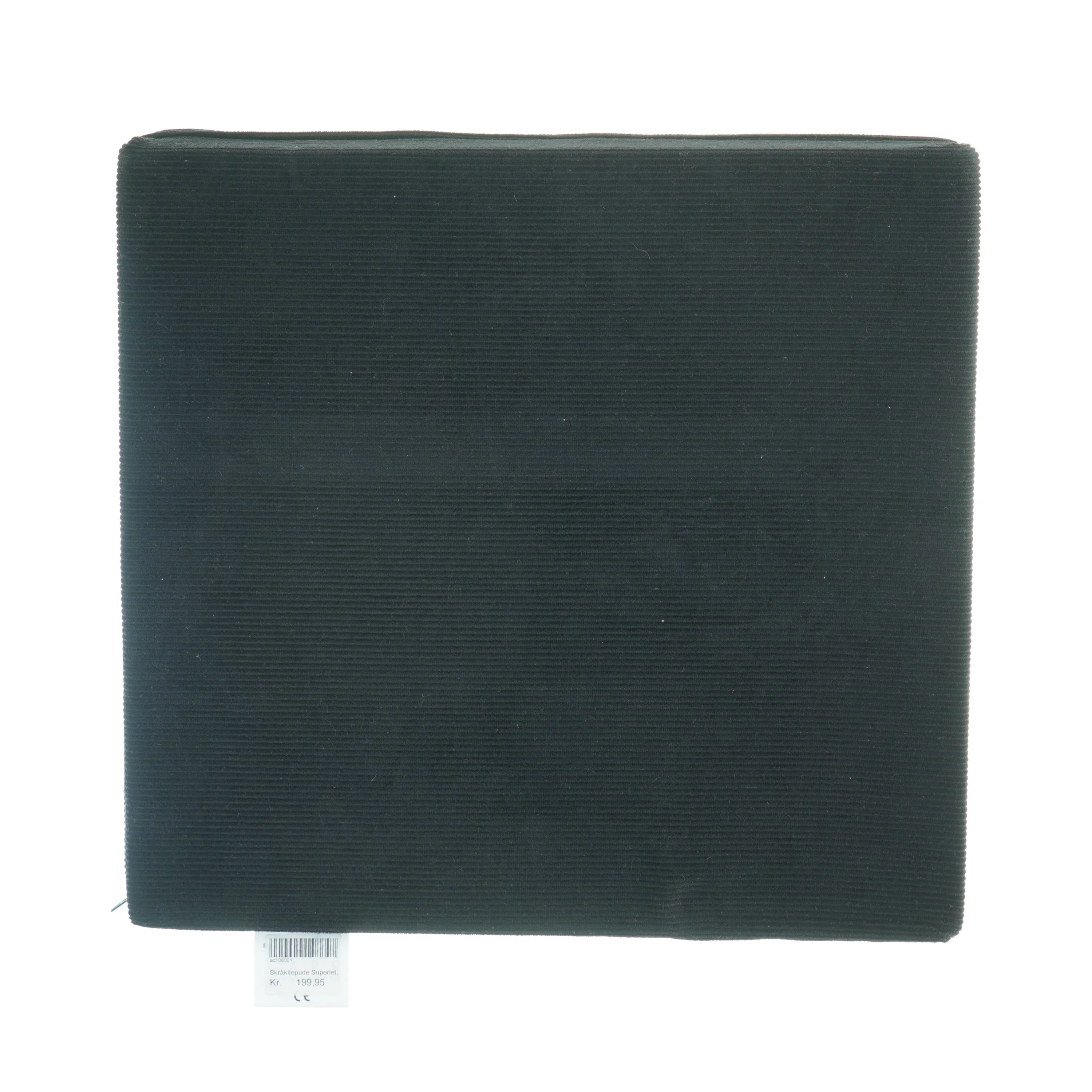 Sort siddepude (str. 41 x 43 cm)