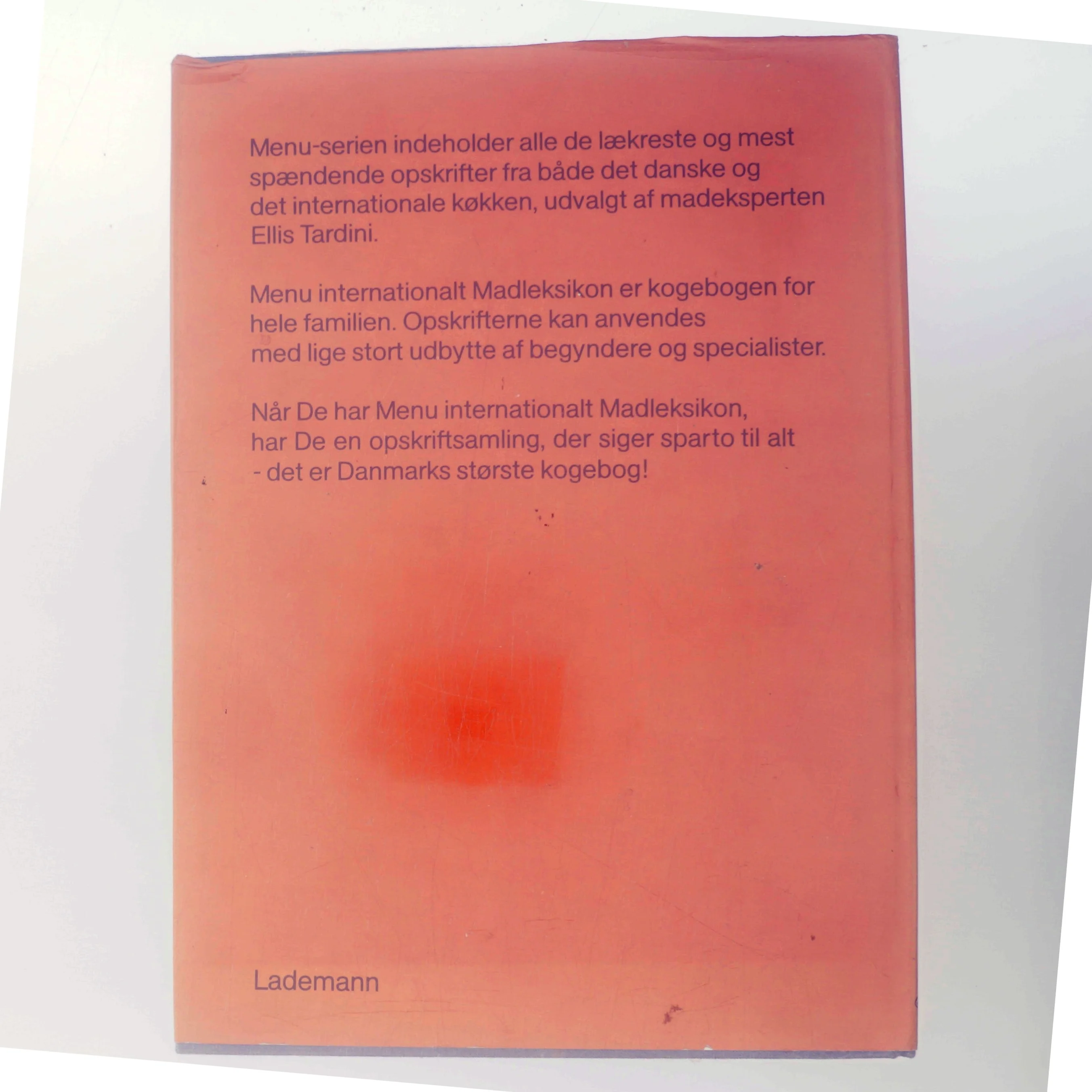 Menu - Internationalt Madleksikon af Ellis Tardini (Bog)