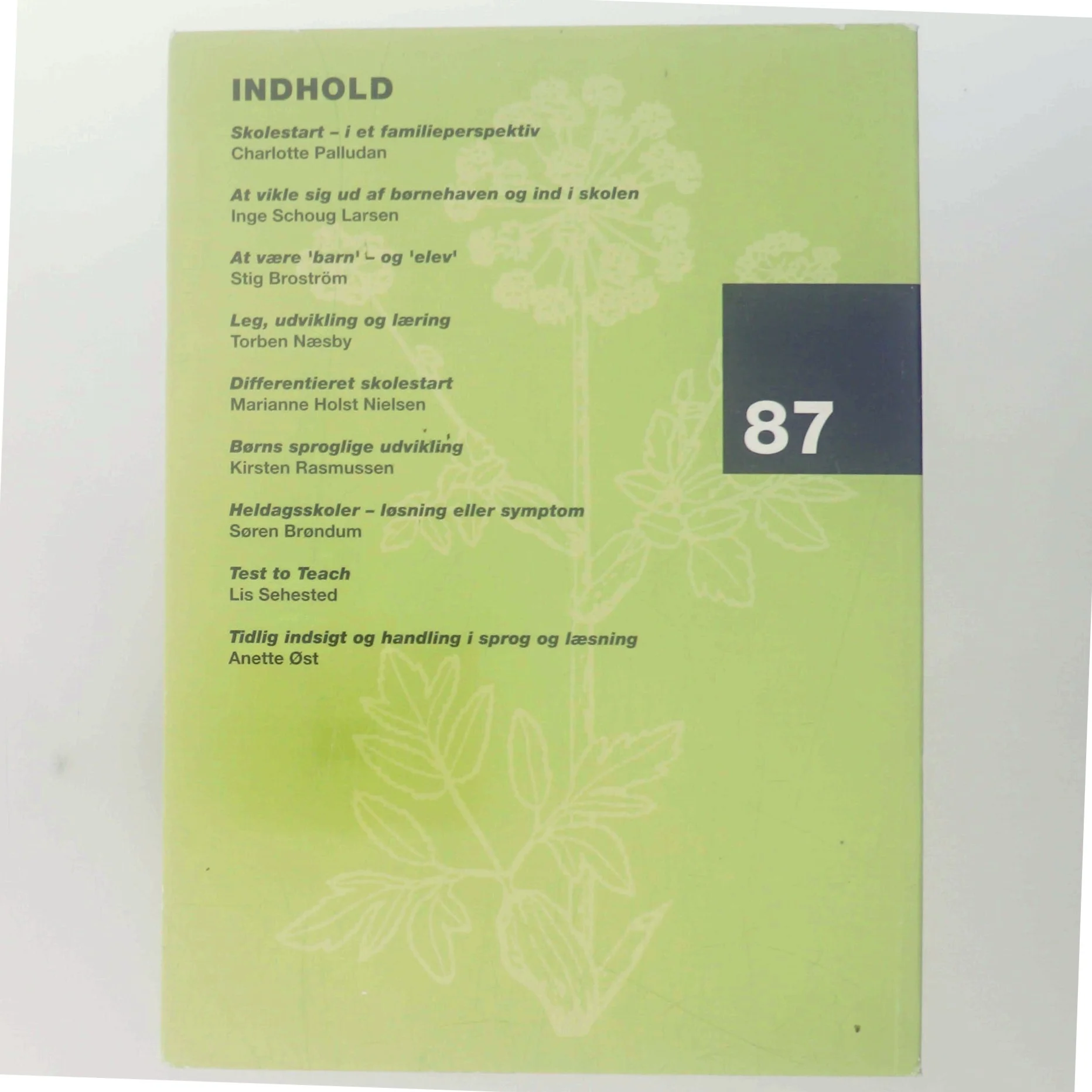 Skolestart af Charlotte Palludan (Bog)