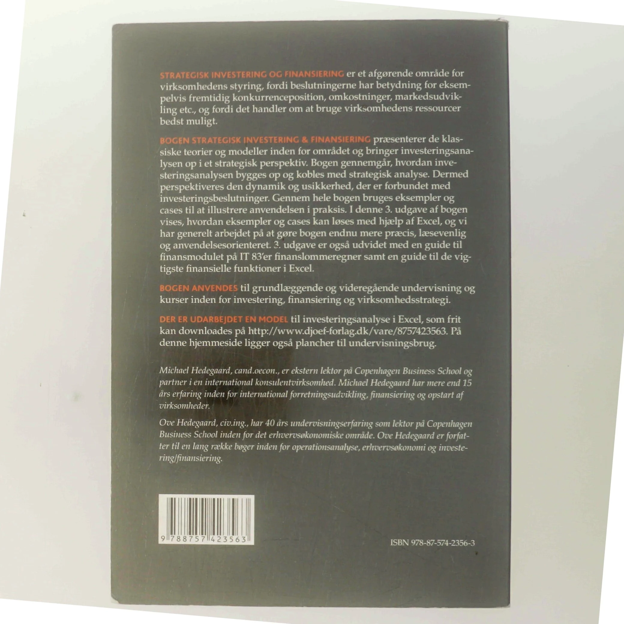 Strategisk investering og finansiering af Ove Hedegaard (Bog)