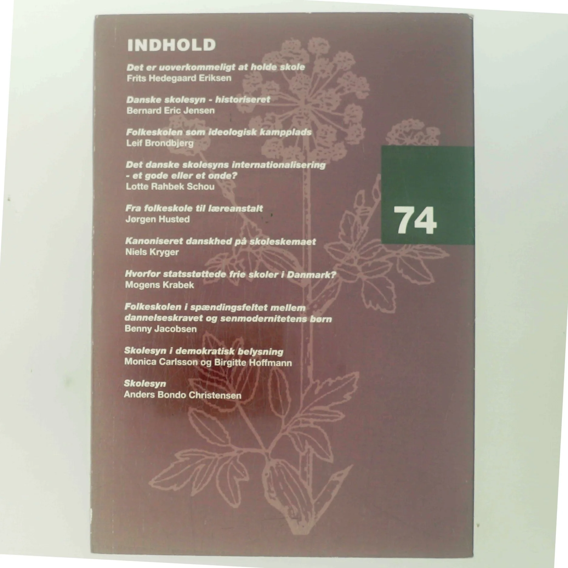 Skolesyn af Frits Hedegaard Eriksen (Bog)