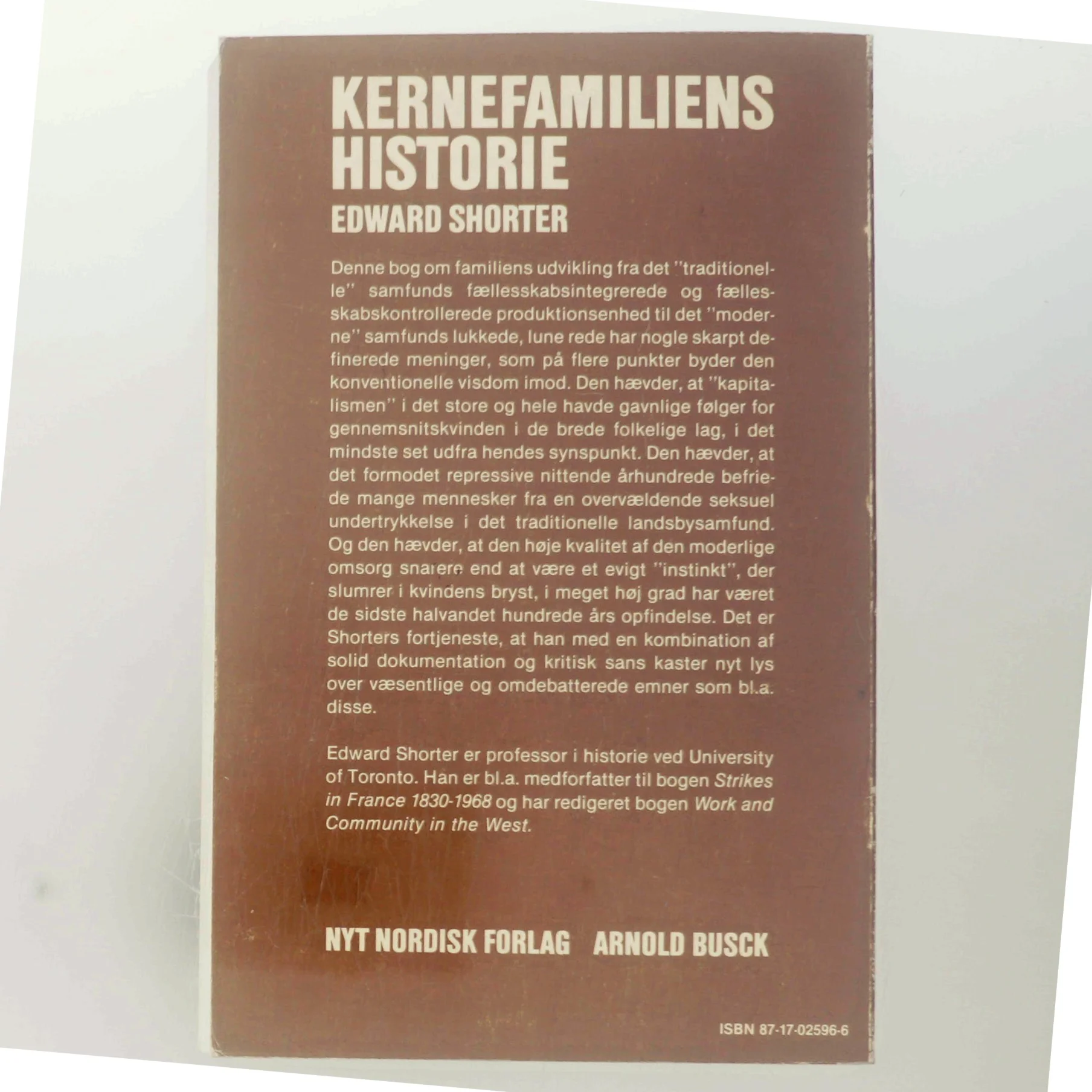 Kernefamiliens historie af Edward Shorter (Bog)