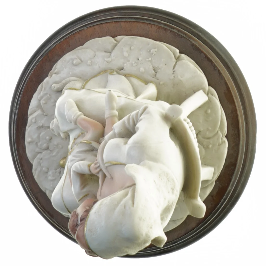 Figur af ammende moder (str. 30 x 21 cm)