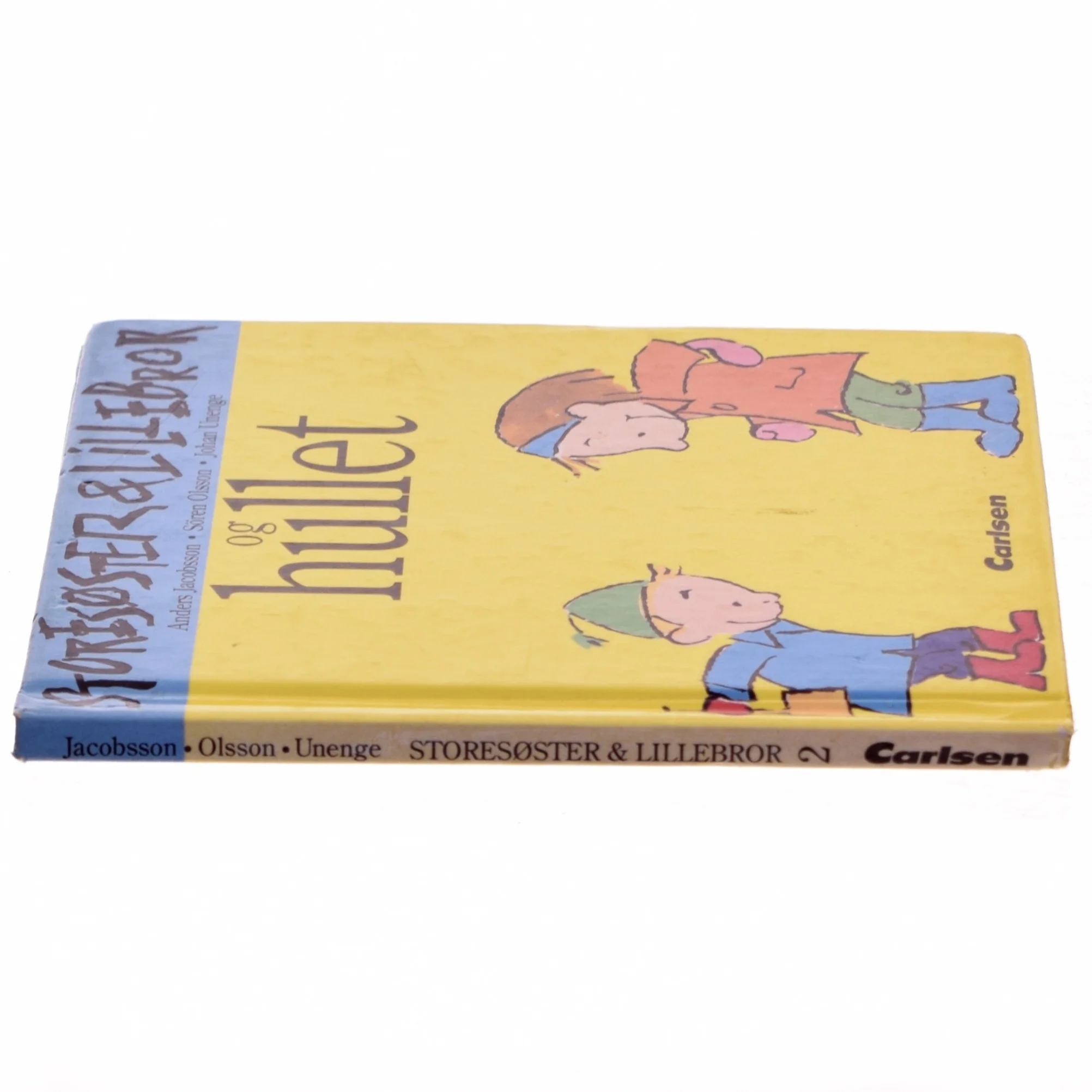 Storesøster & Lillebror og Hullet Bog fra Carlsen