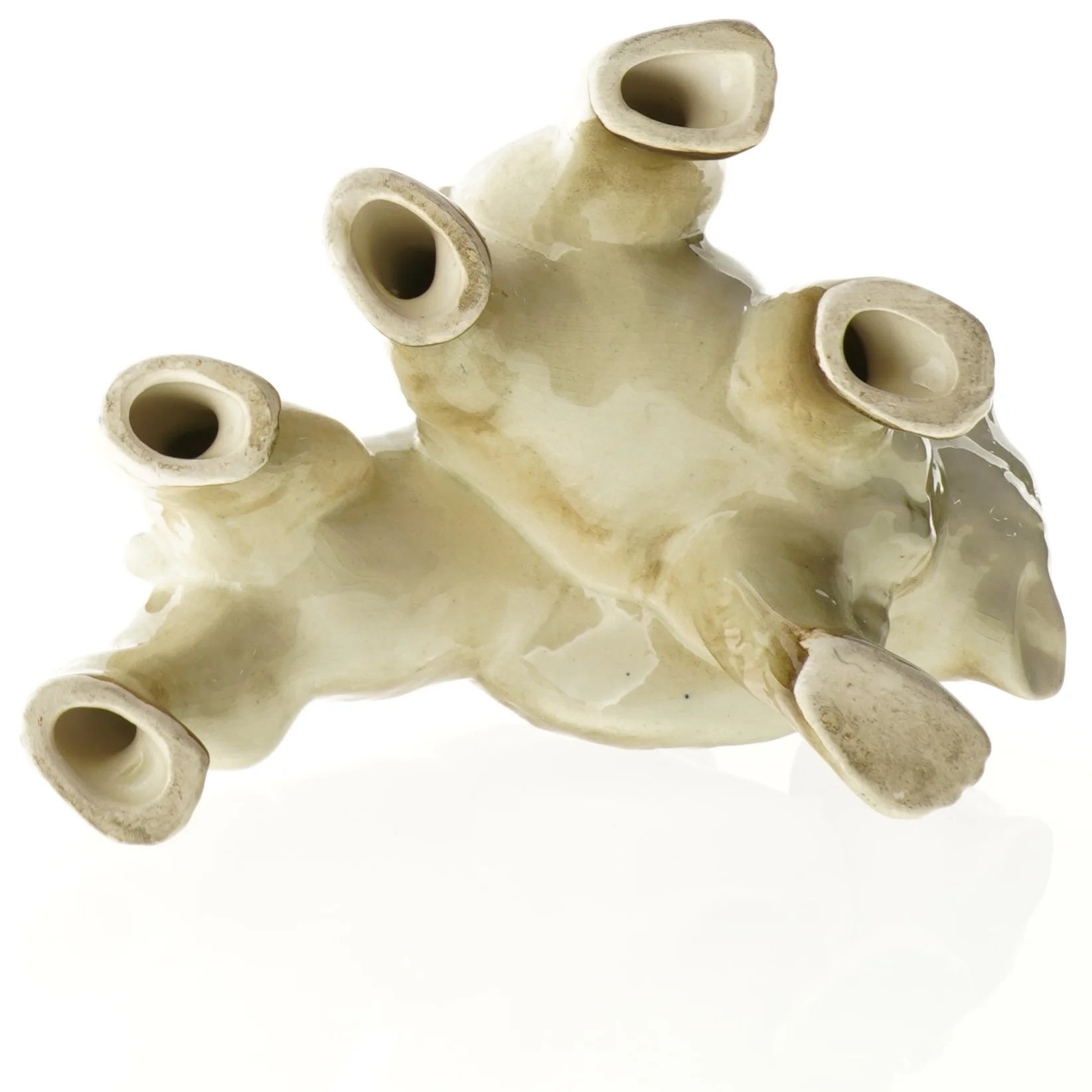 Porcelænsfigur bjørne (str. 16 x 13 cm)