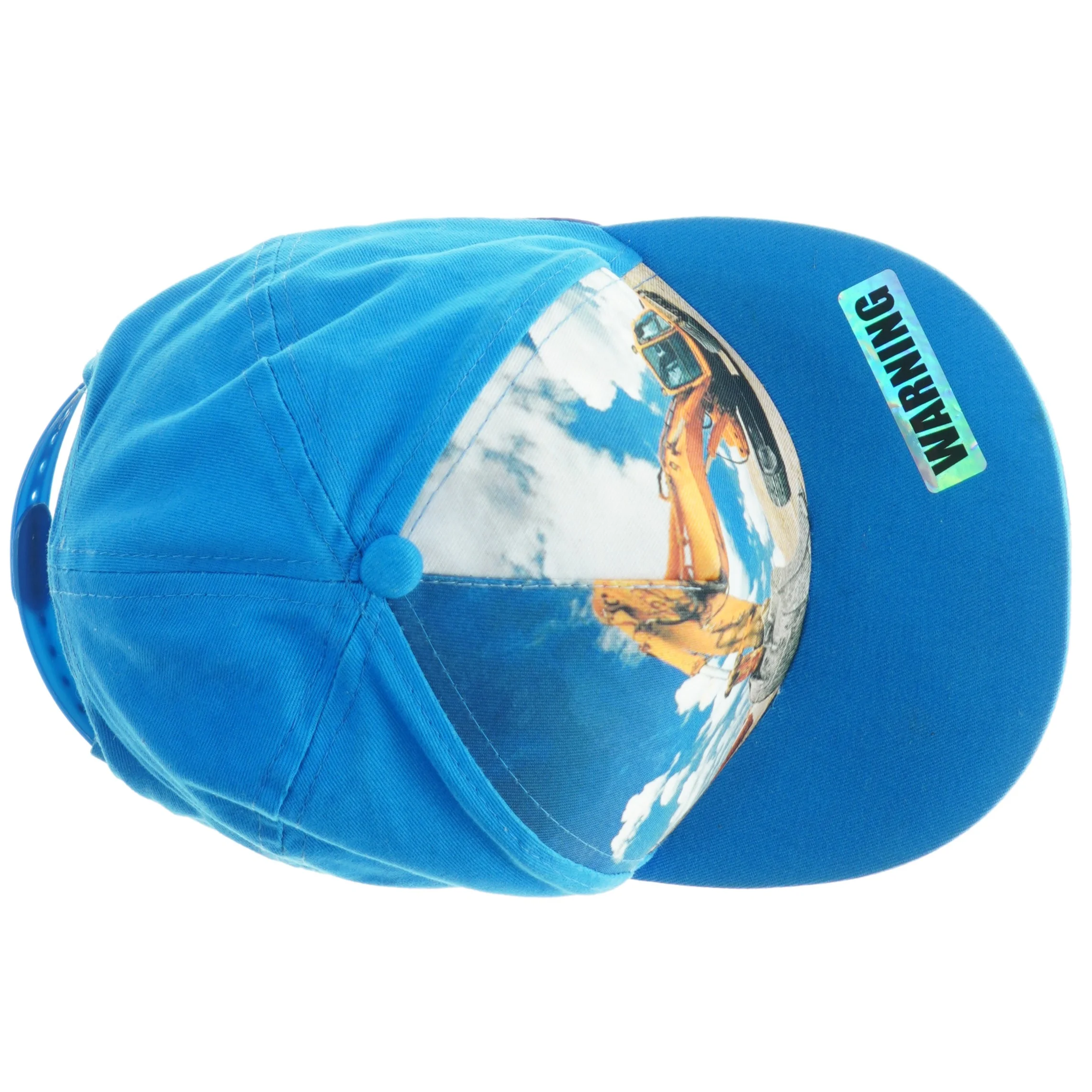 Snapback-kasket med gravemaskineprint (str. Diameter, 19 cm)