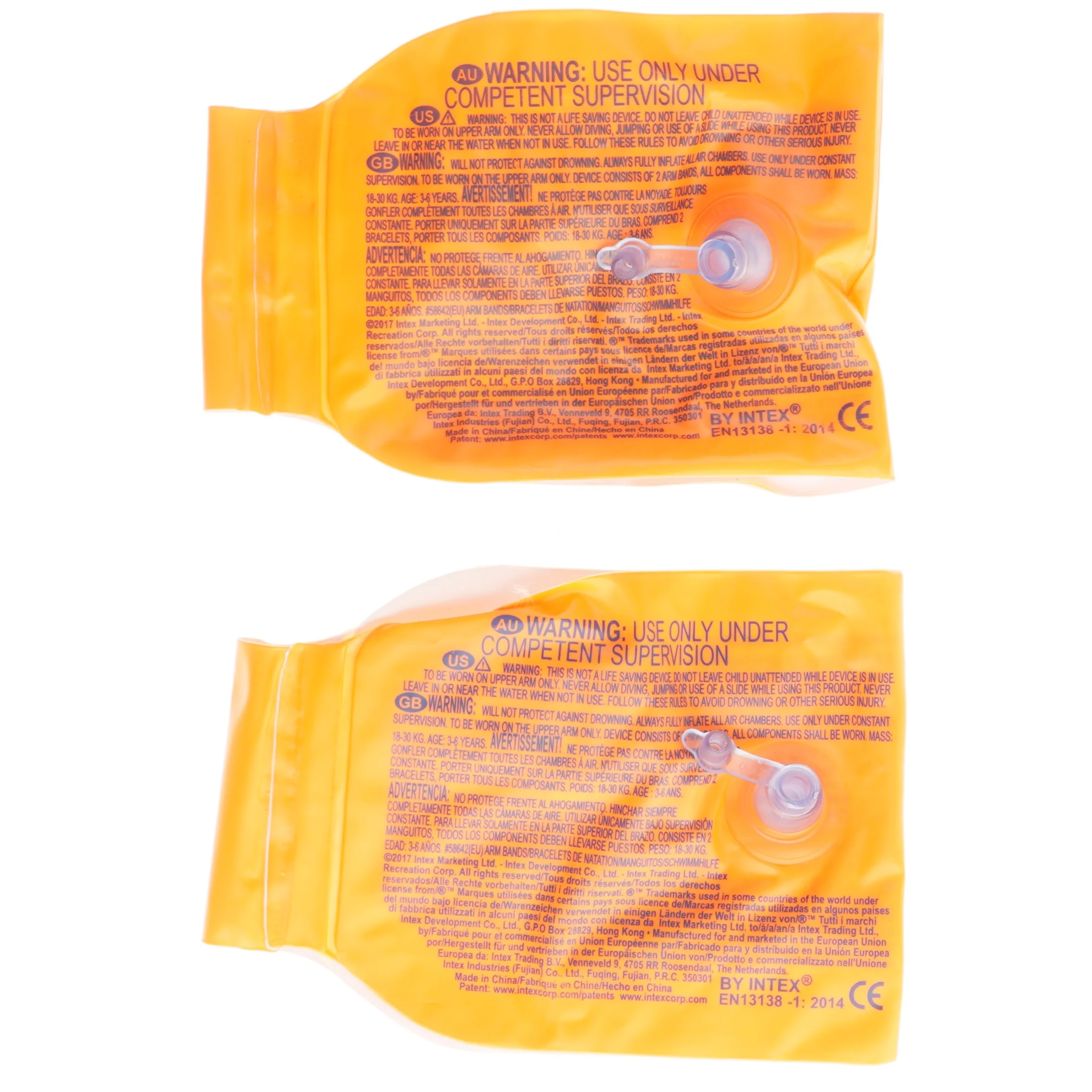 Svømmevinger fra Intex (str. 21 x 15 cm)