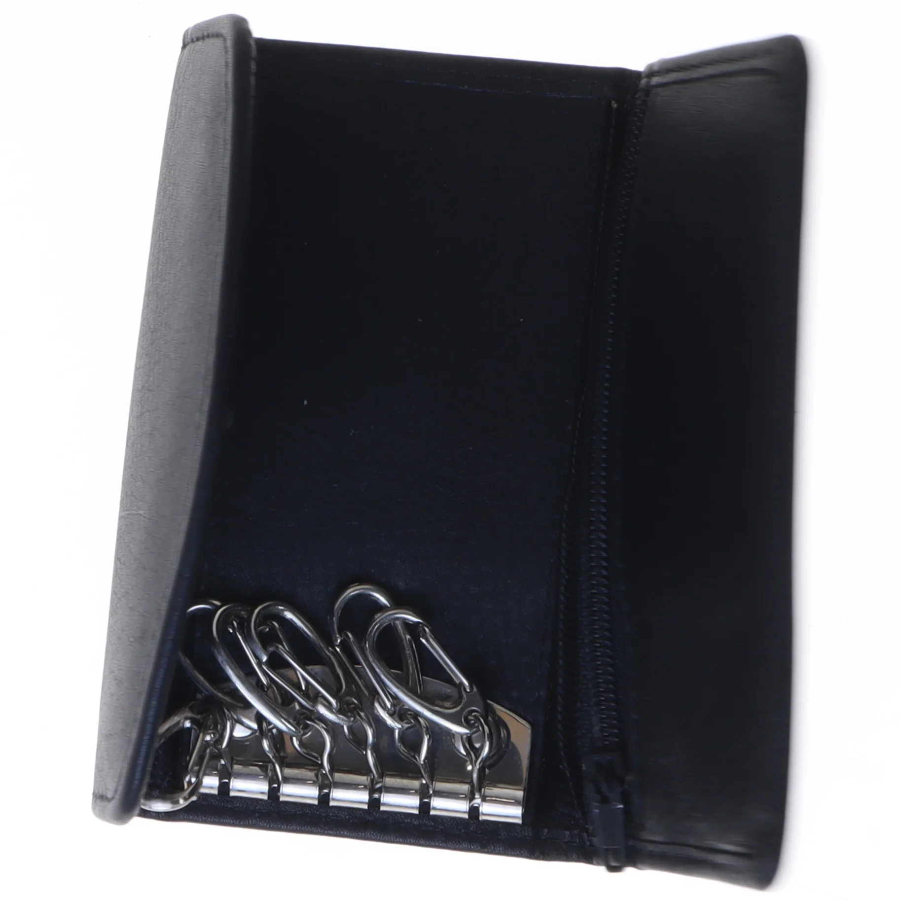 Nøgletaske med lynlås (str. 11x6 cm)