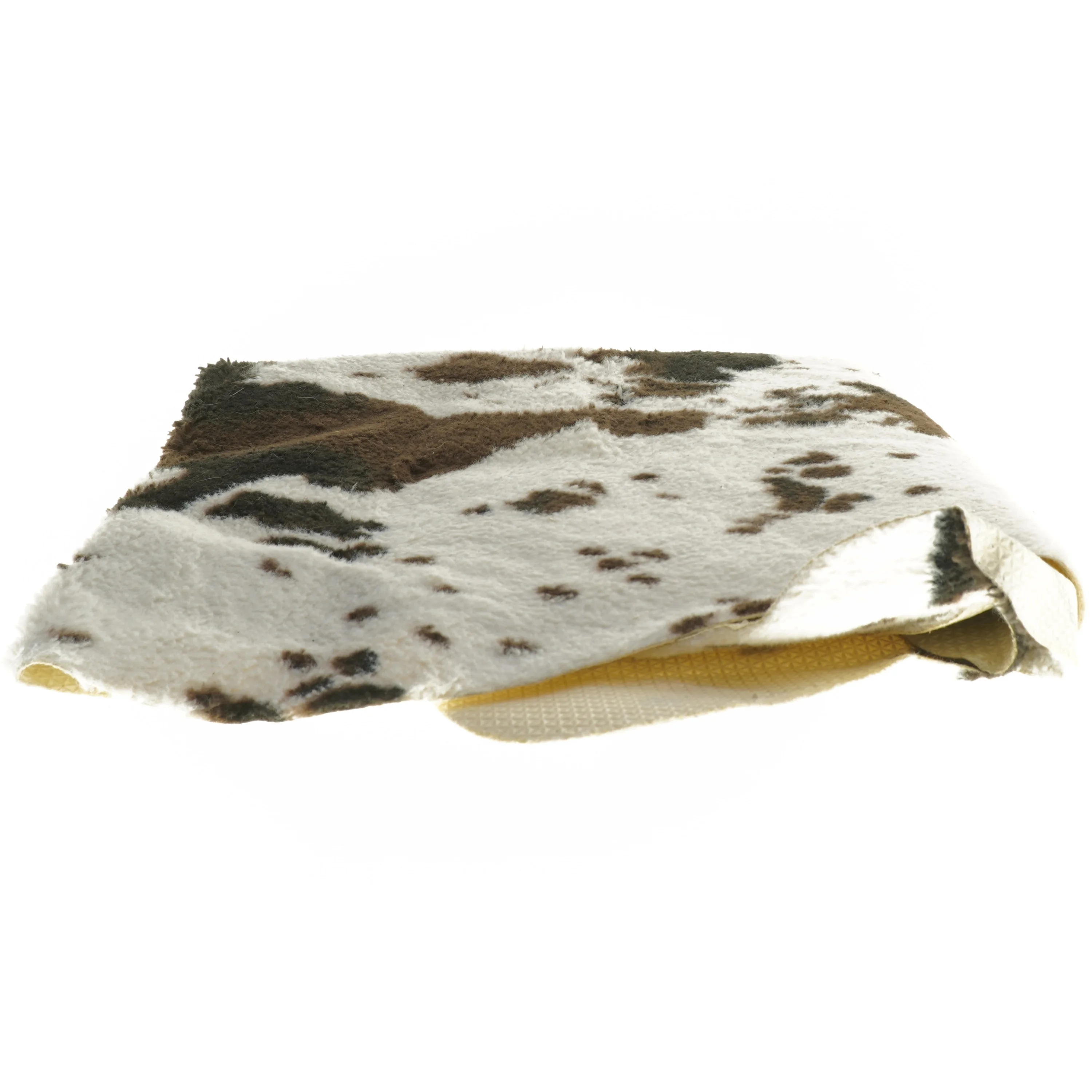 Brun og hvidt tæppe 110x68 cm (str. 110x68 cm)