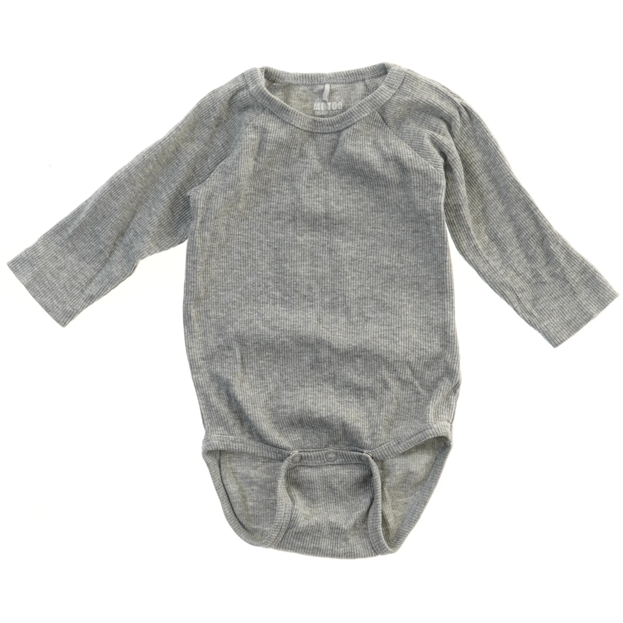 Grå langærmet bodystocking fra Me Too (str. 62)