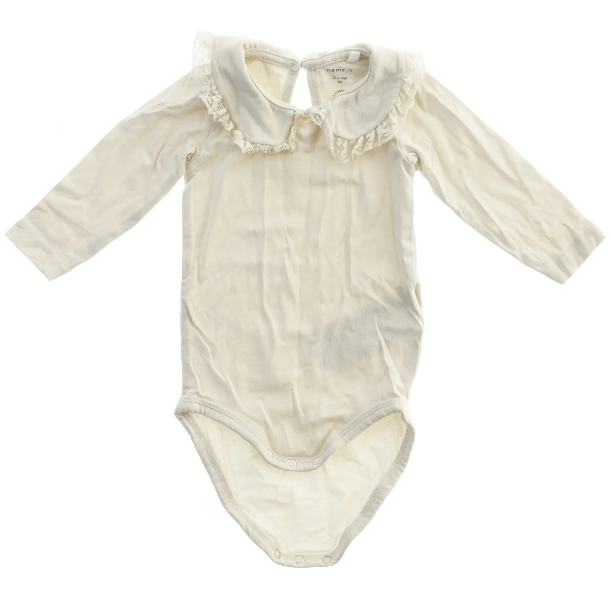 Langærmet bodystocking med krave fra Name It (str. 62)