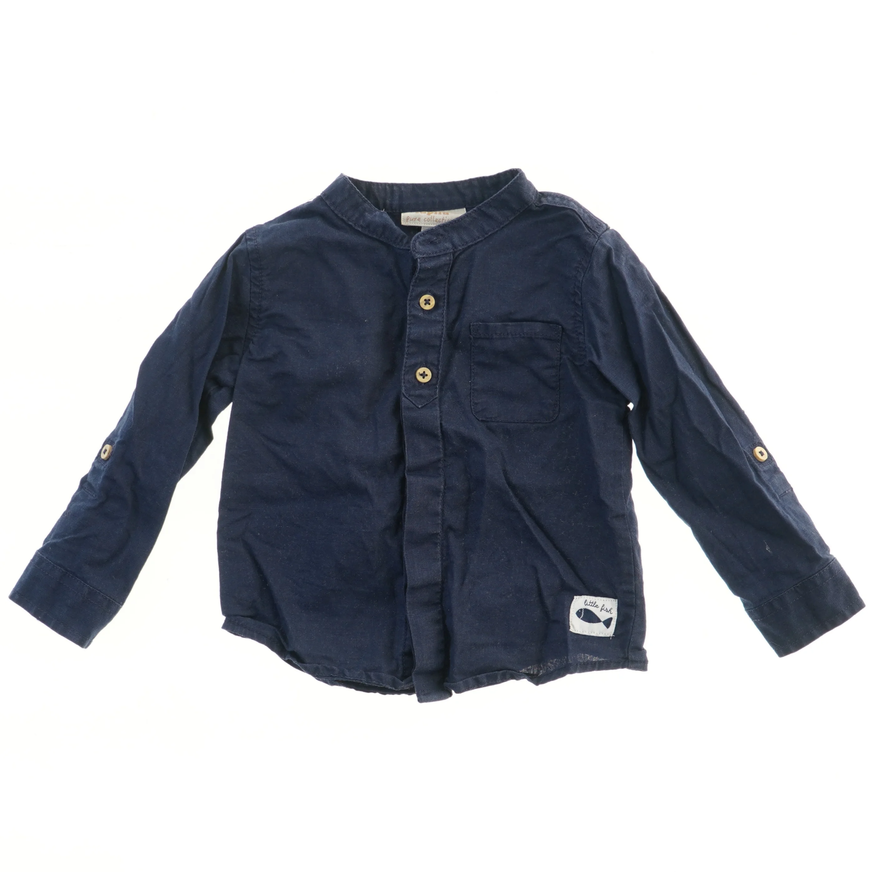 Langærmet skjorte fra Lupilu (str. 80)