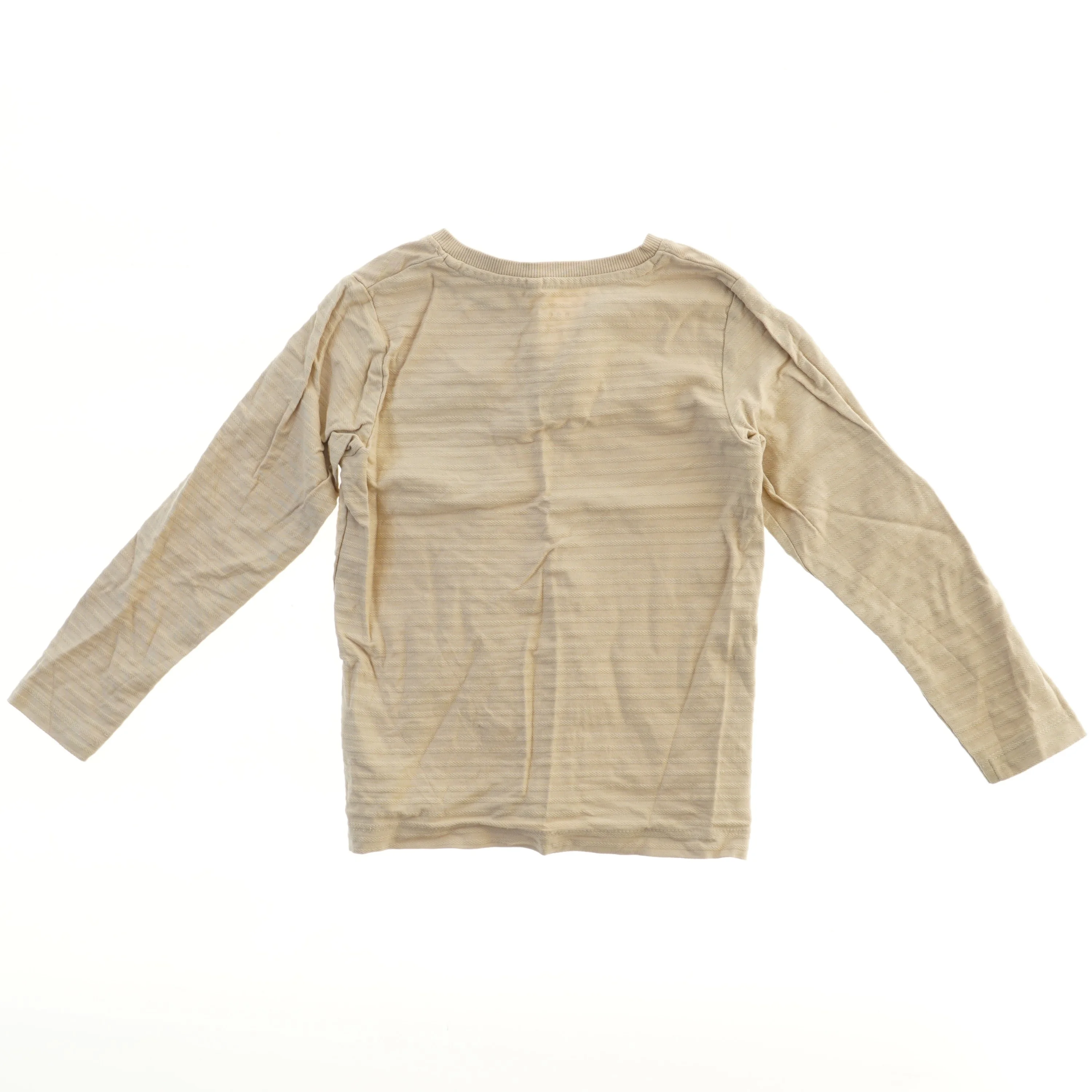 Langærmet bluse med brystlomme fra Basic needs (str. 104)