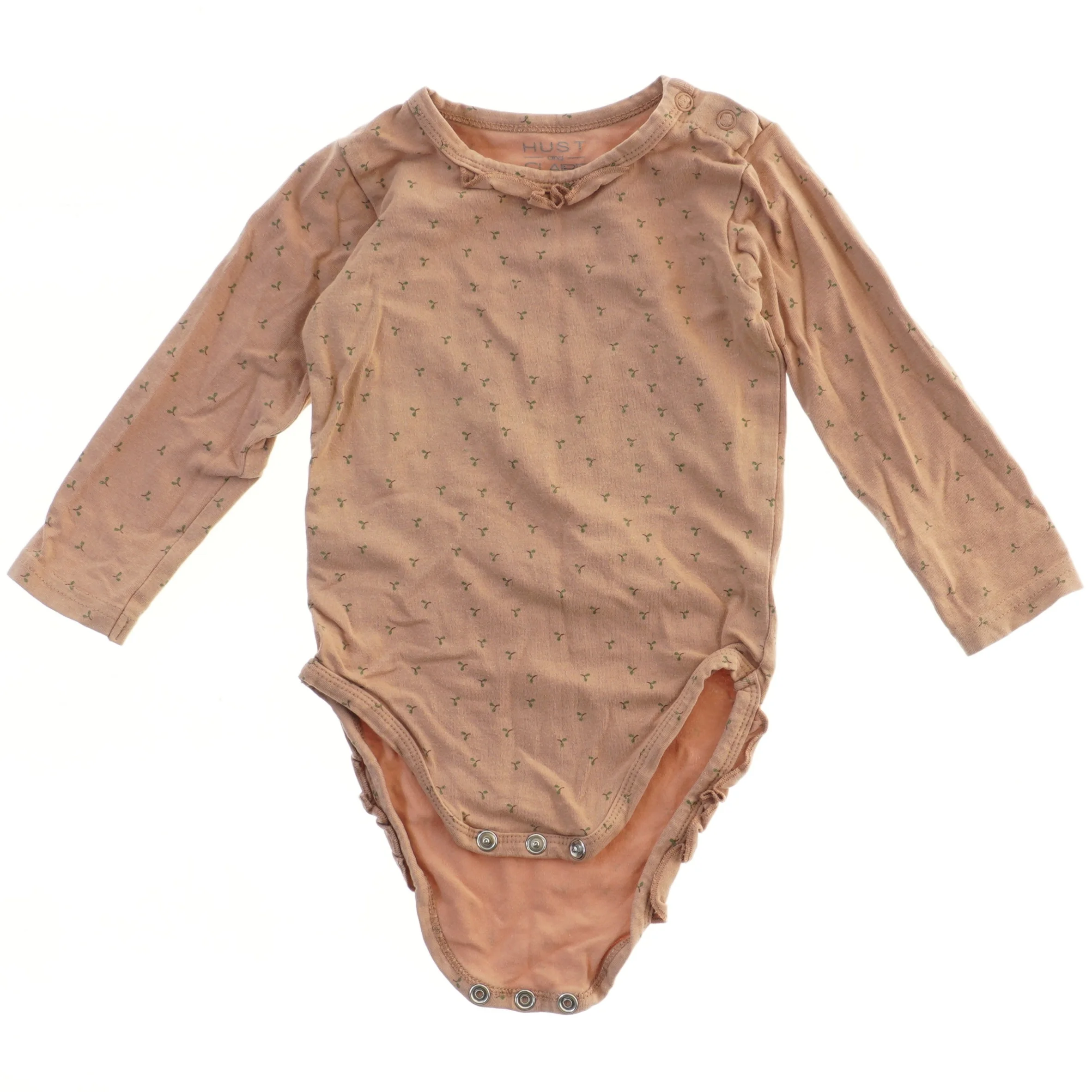 Langærmet bodystocking med mønster fra Hust & Claire (str. 74)