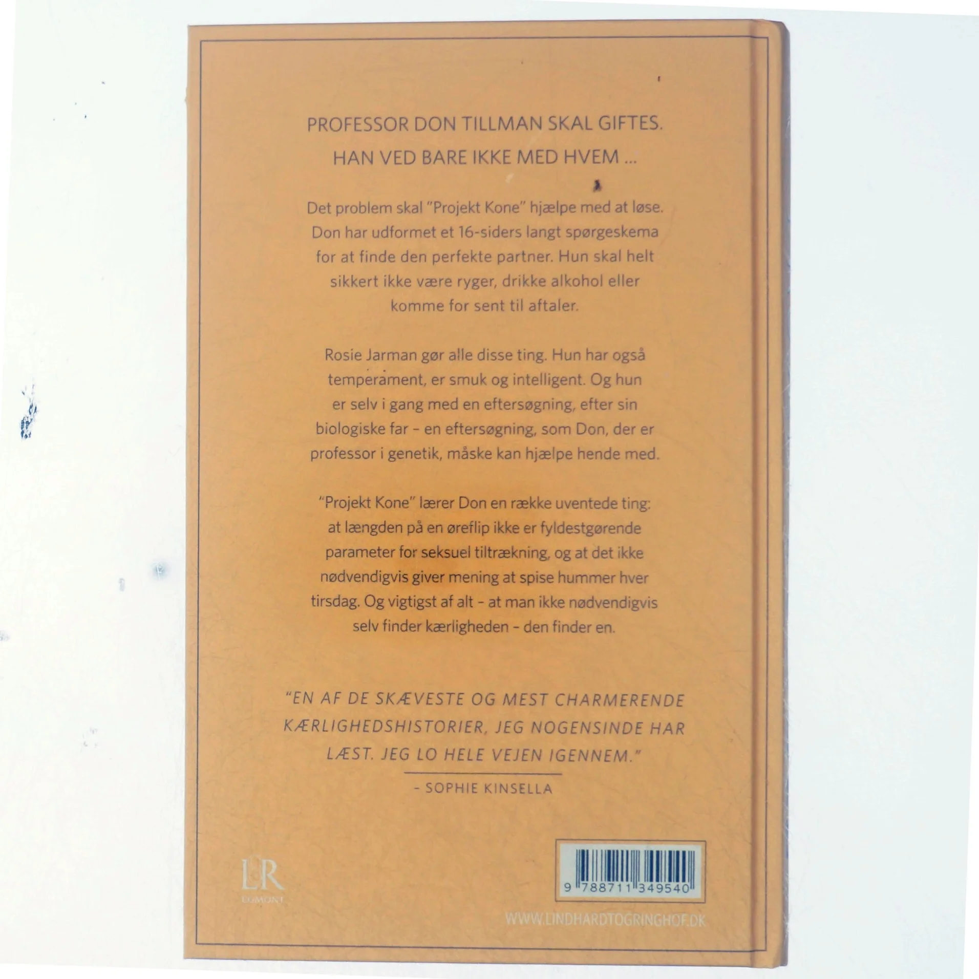 Projekt Rosie : roman af Graeme Simsion (Bog)