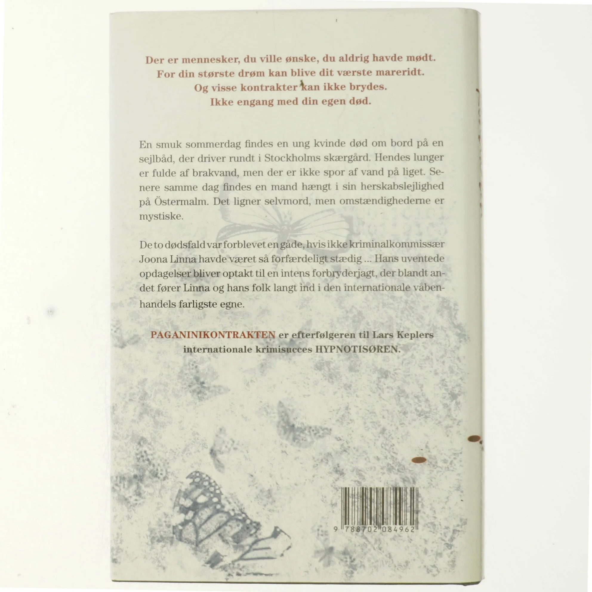 Paganinikontrakten : Kriminalroman (Danish Language) (Bog)