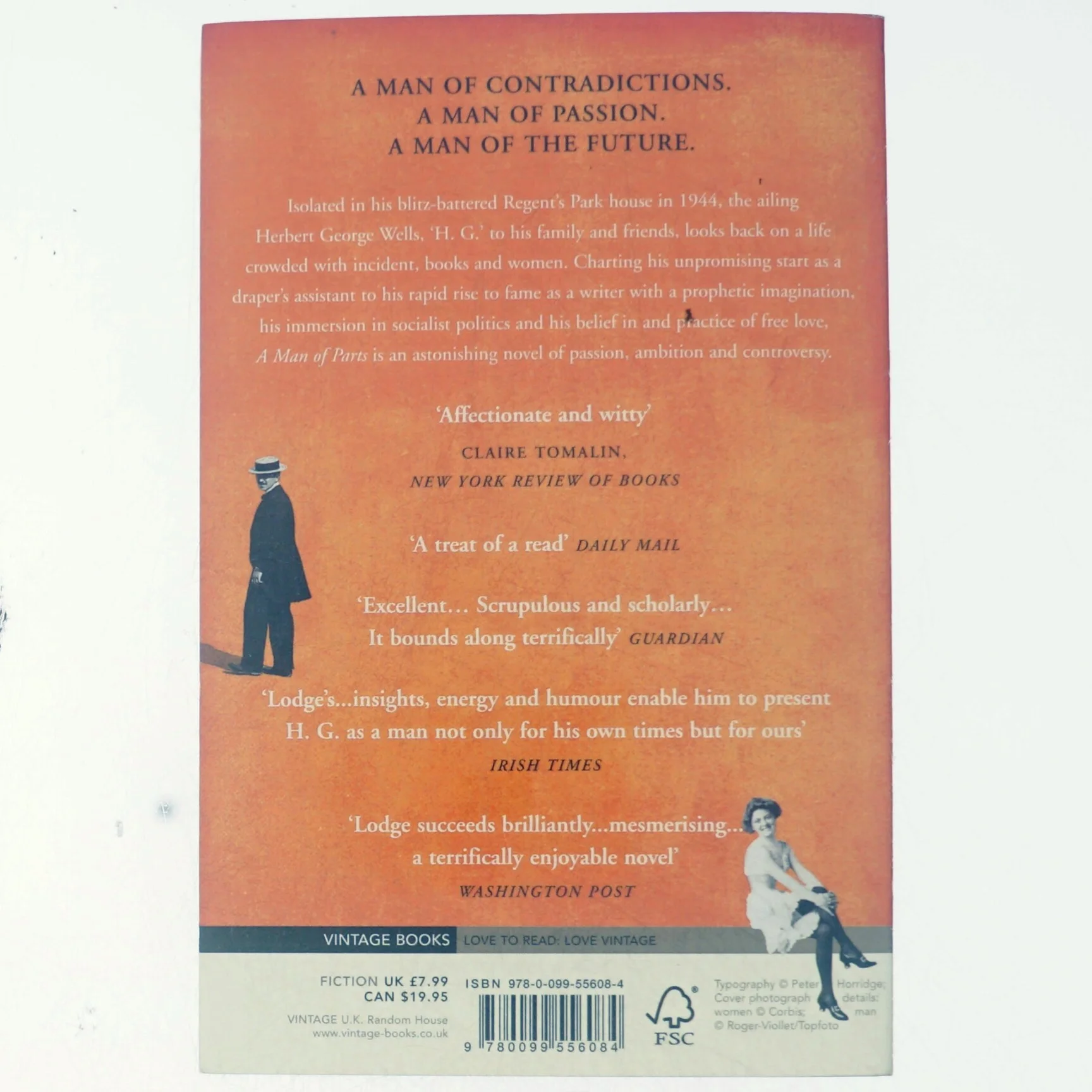 A man of parts : a novel af David Lodge (Bog)