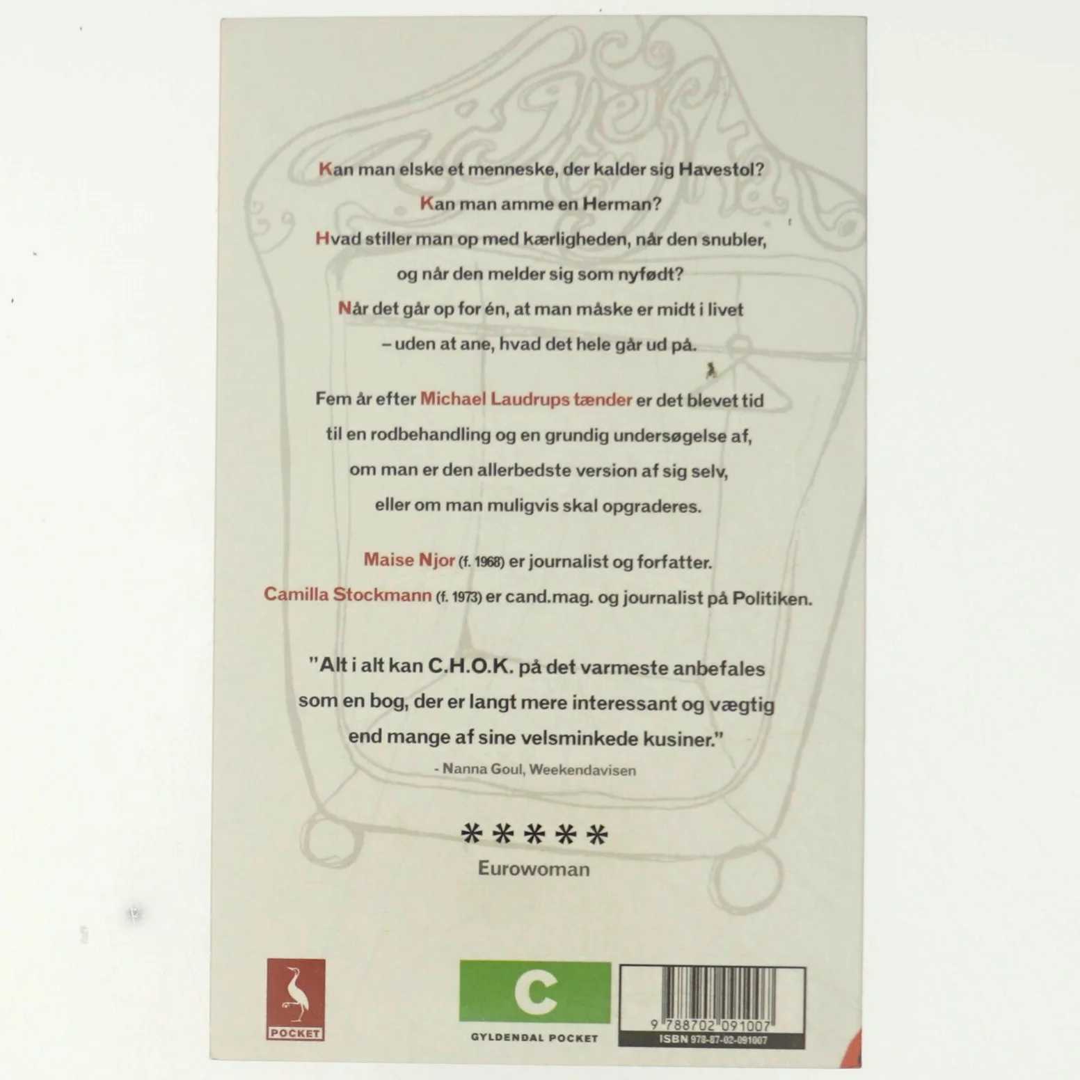 Charlie Hotel Oscar Kilo af Maise Njor (Bog)