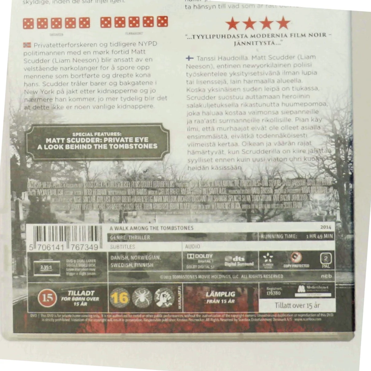 DVD - 'A Walk Among the Tombstones'