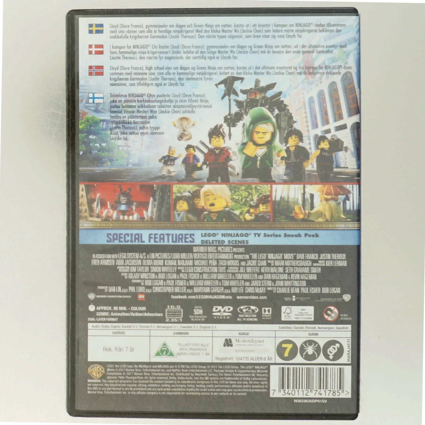 Lego - Ninjago Movie (DVD) (Bog)