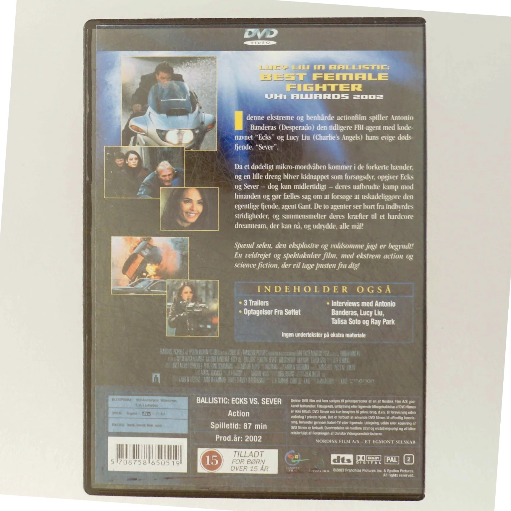 DVD-film 'Ballistic: Ecks vs. Sever'