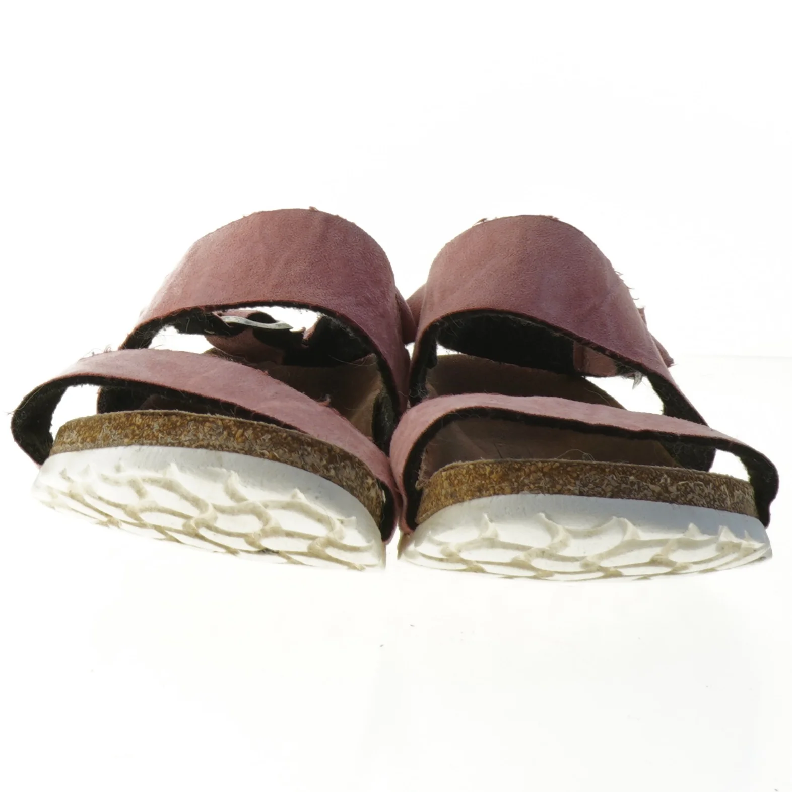 Lyserøde sandaler med rem (str. 39 )