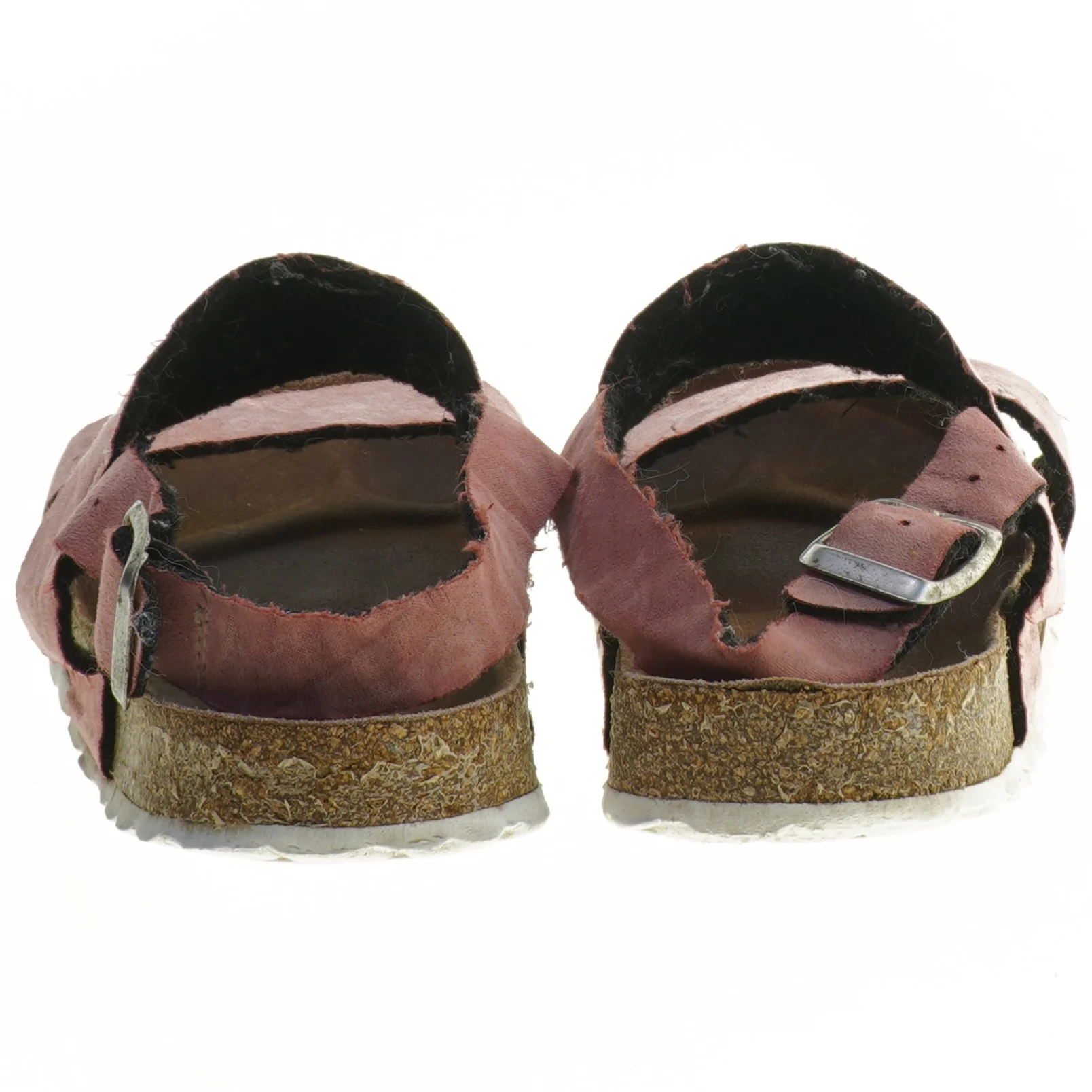 Lyserøde sandaler med rem (str. 39 )