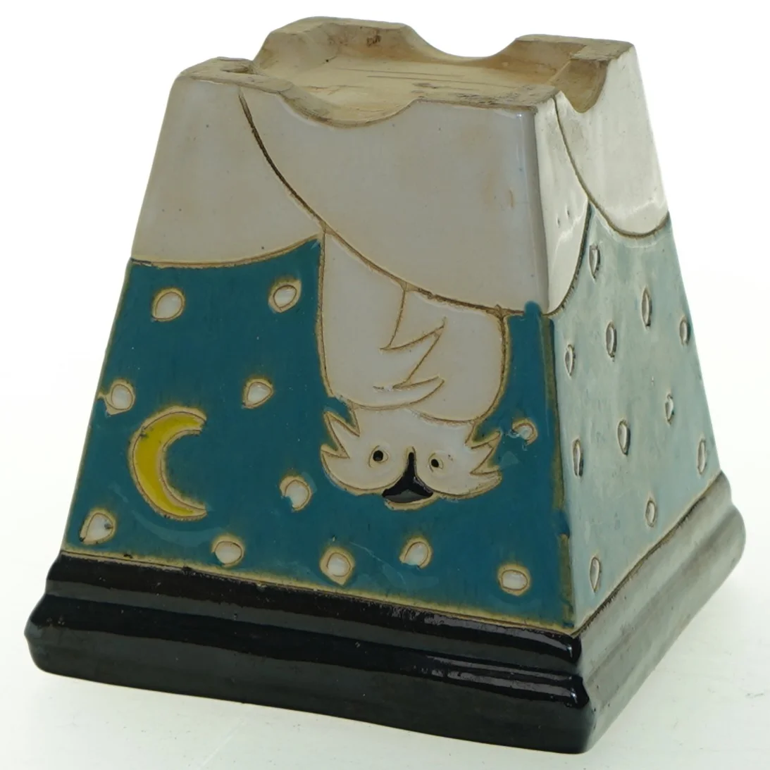 Keramisk urtepotte (str. 13x8x8 cm)