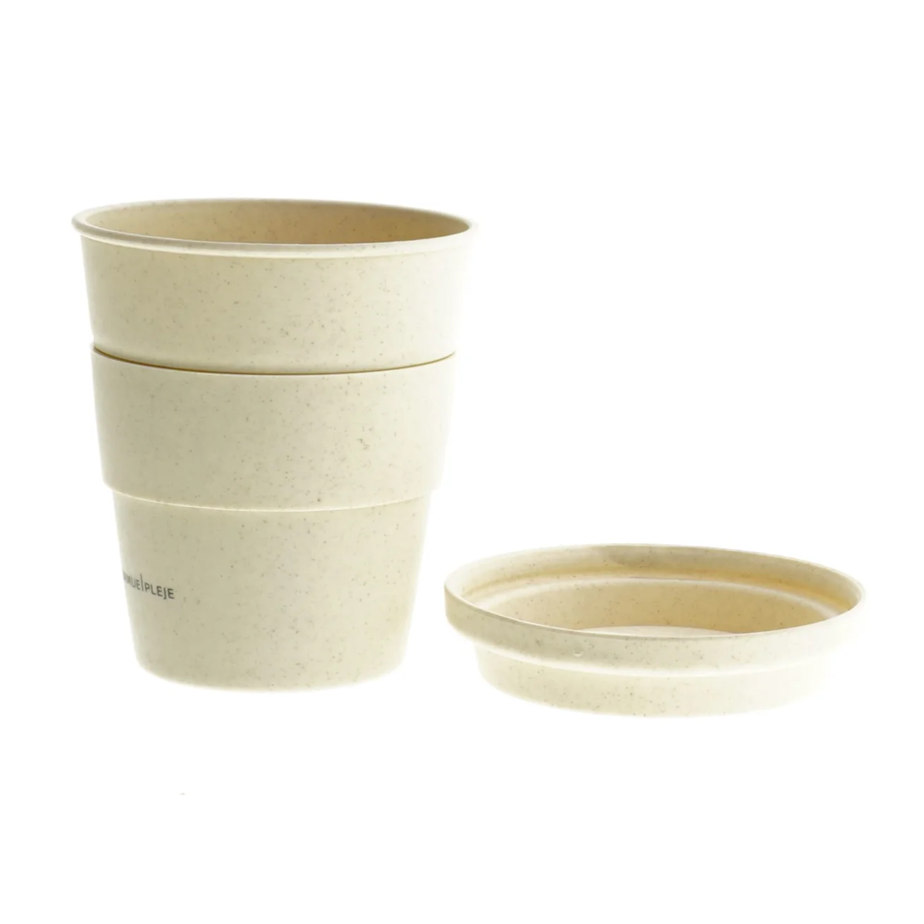 Genanvendelig kaffekrus med låg (str. 12 cm) fra Formue Pleje