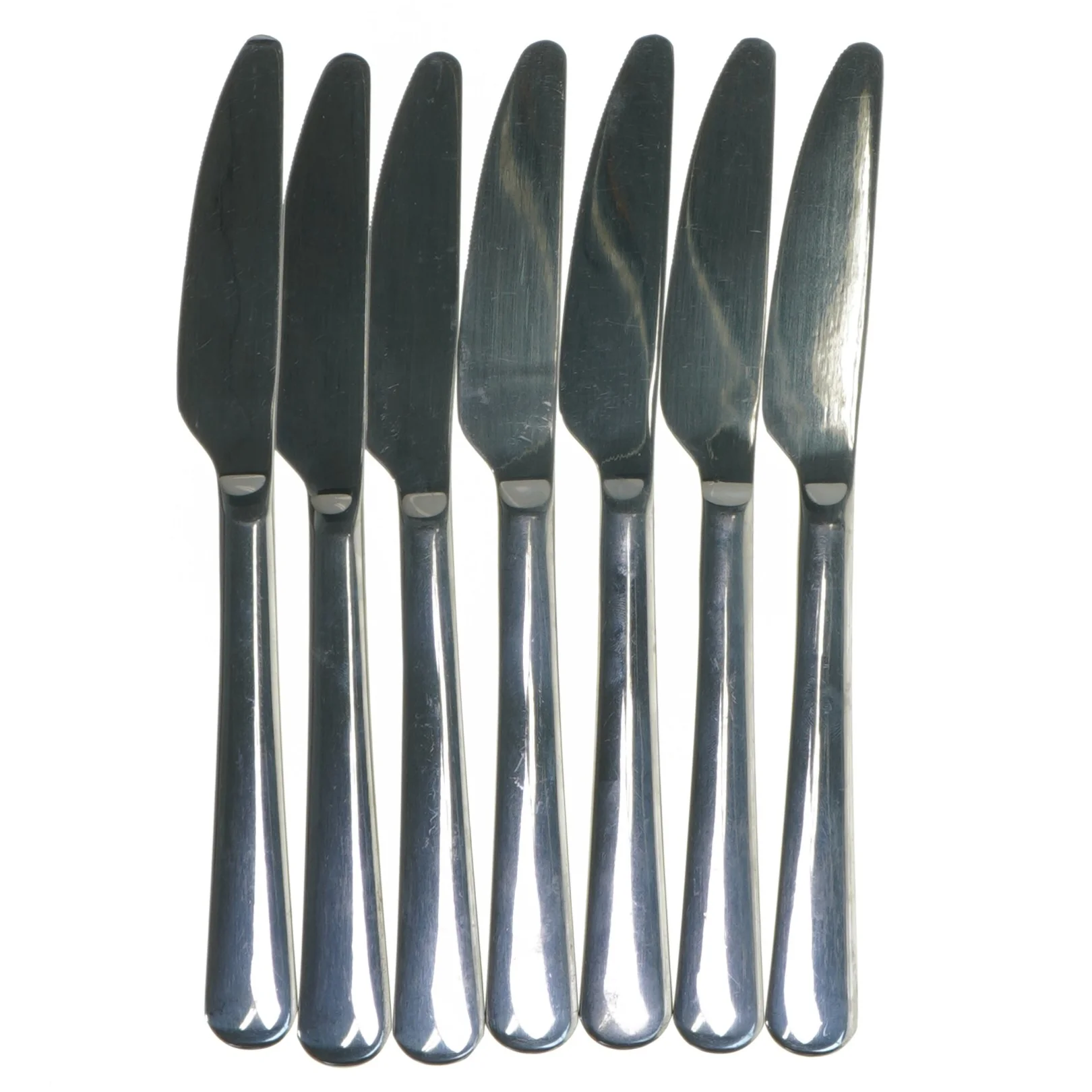 Stål bestiksæt med 7 knive (str. 7 styk. 21 cm)