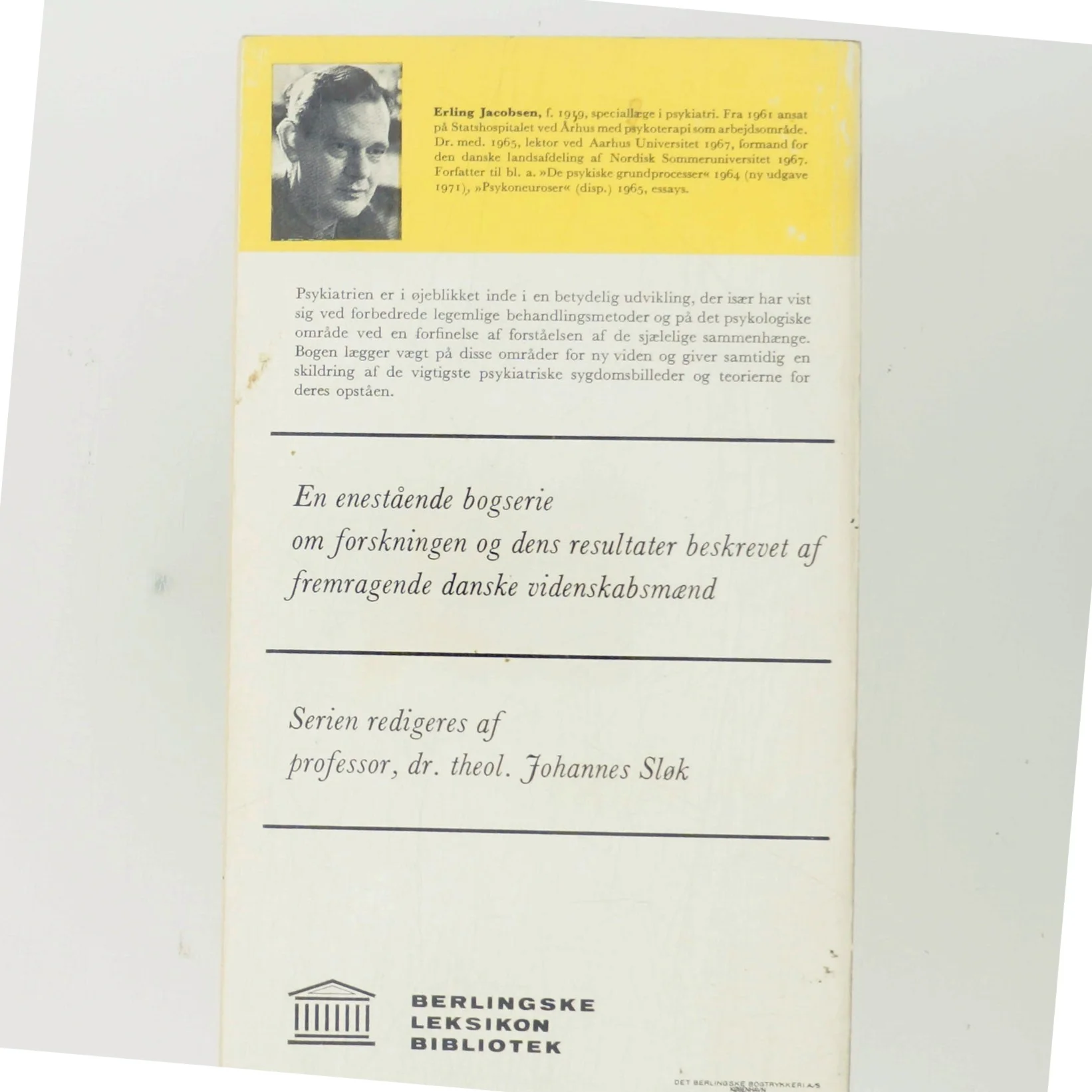 Menneskets psykiske sygdomme af Erling Jacobsen (Bog)