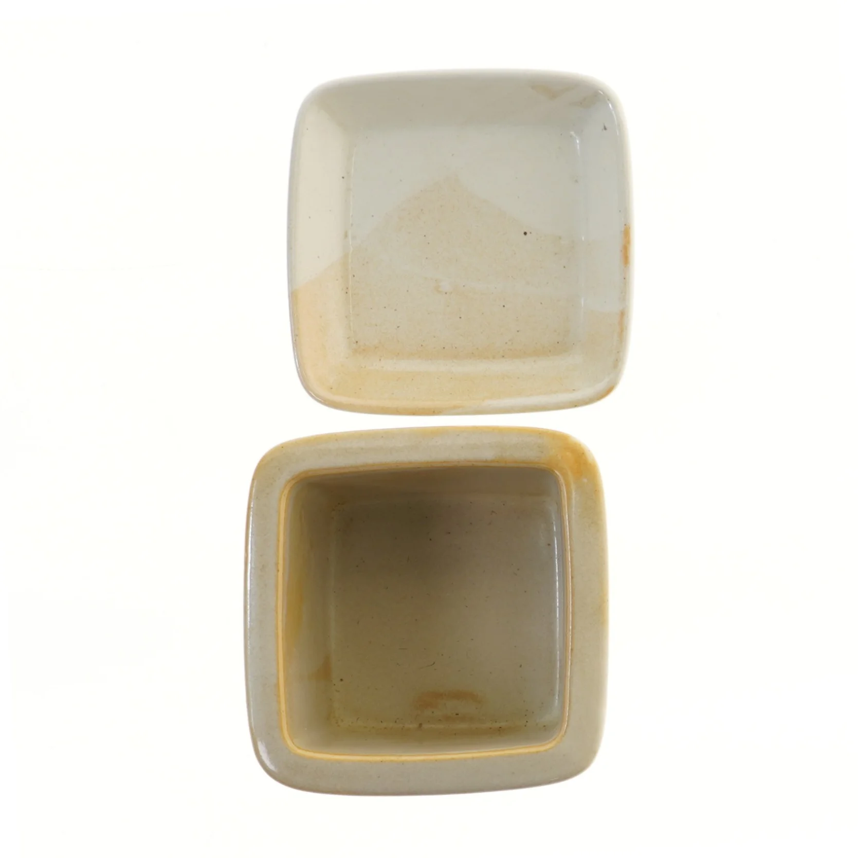 Ildfast patéform med låg/fad (str. 8x13x13 cm)