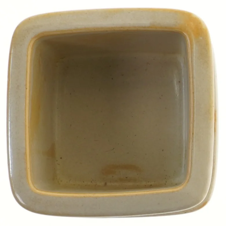 Ildfast patéform med låg/fad (str. 8x13x13 cm)