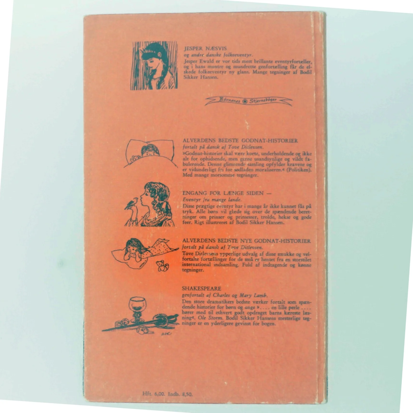 Brugt bog med danske folkeeventyr fra Børnenes Stjernebøger