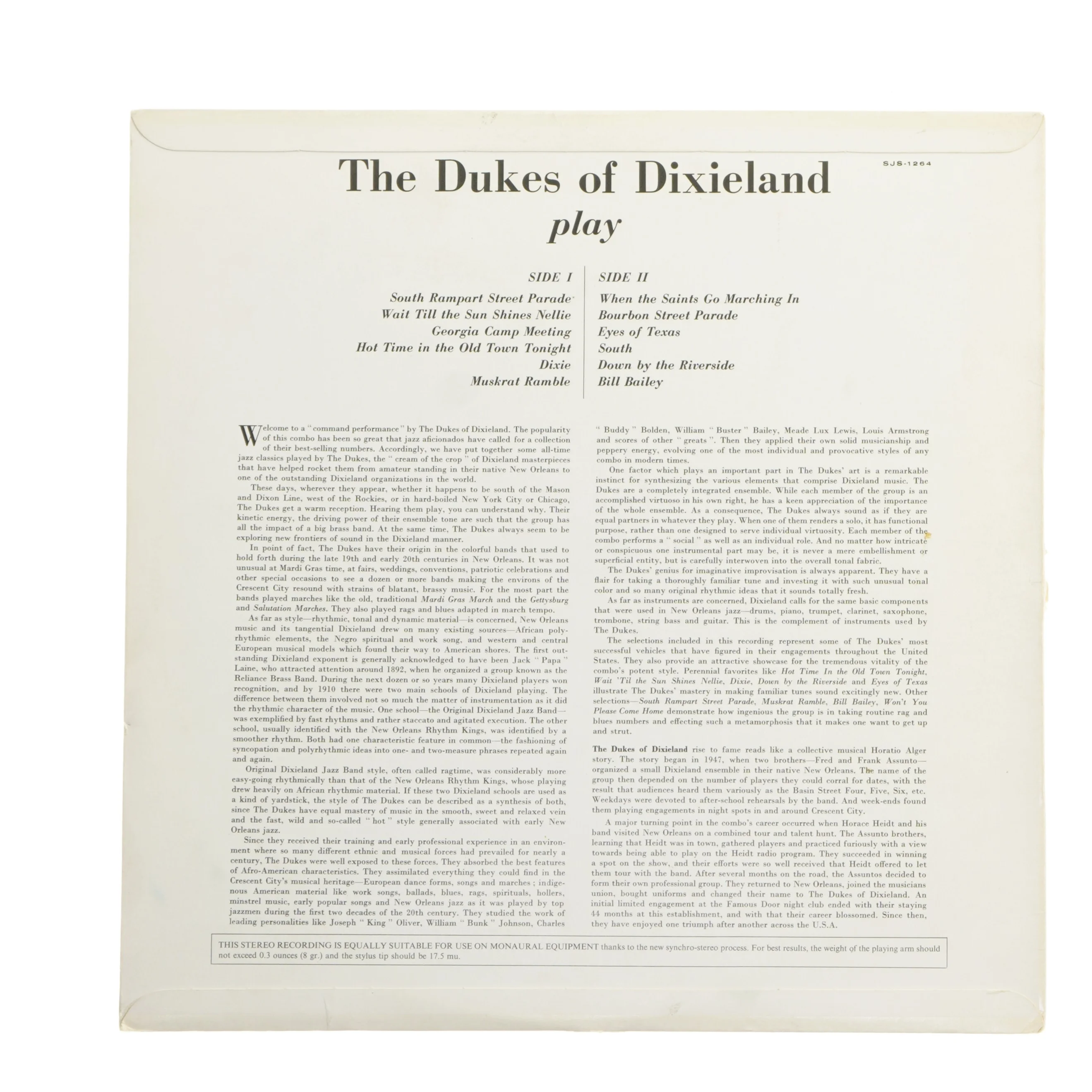 The Dukes of Dixieland LP